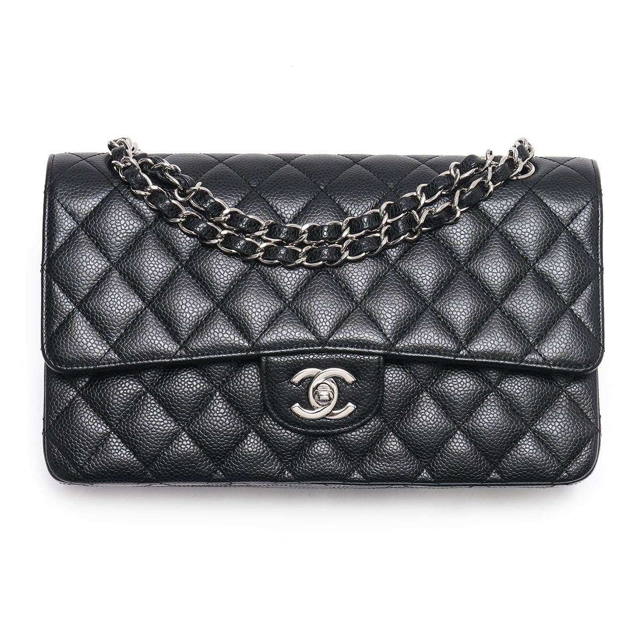 CHANEL(USED)샤넬 캐비어 클래식 미듐 플랩백