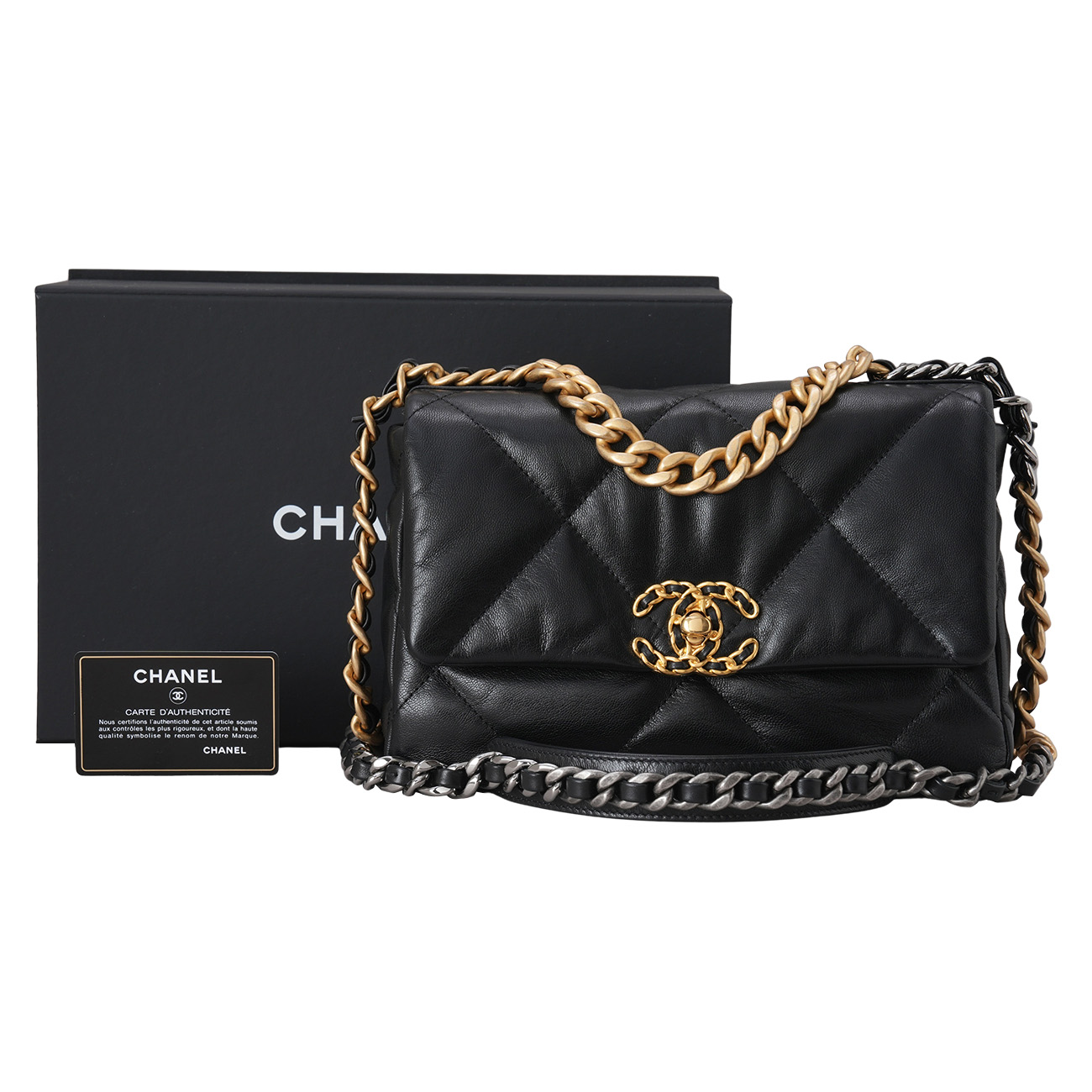 CHANEL(USED)샤넬 AS1160 19백 미듐