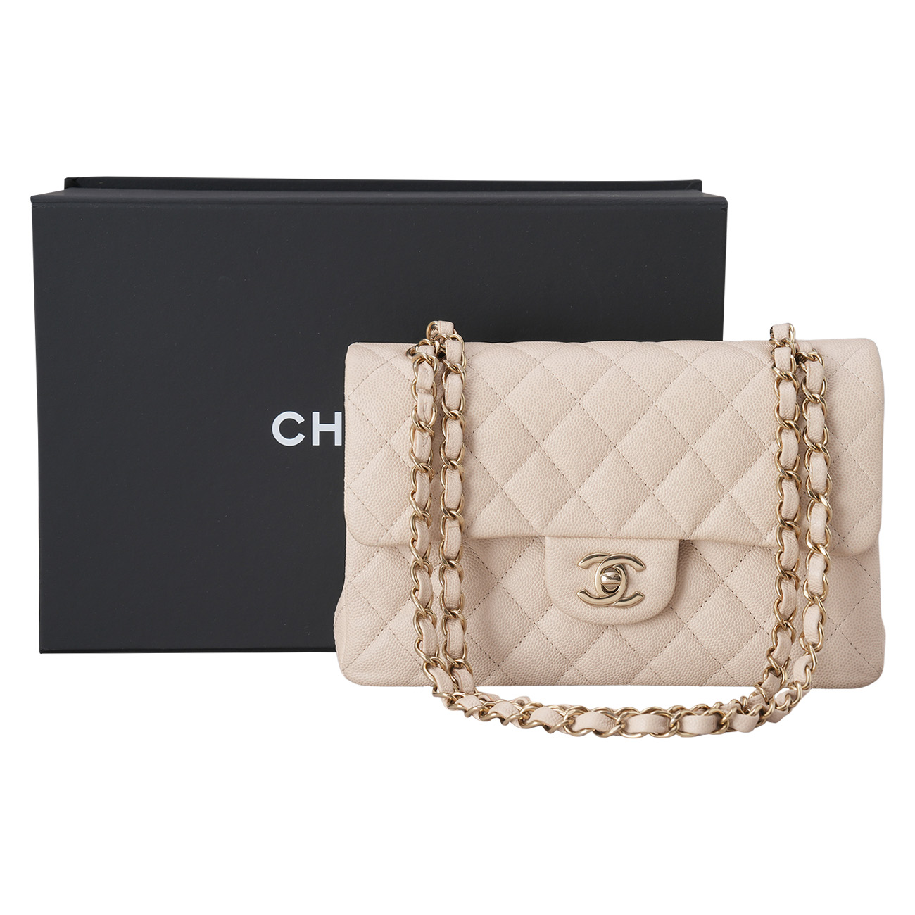 CHANEL(USED)샤넬 A01113 클래식 캐비어 스몰
