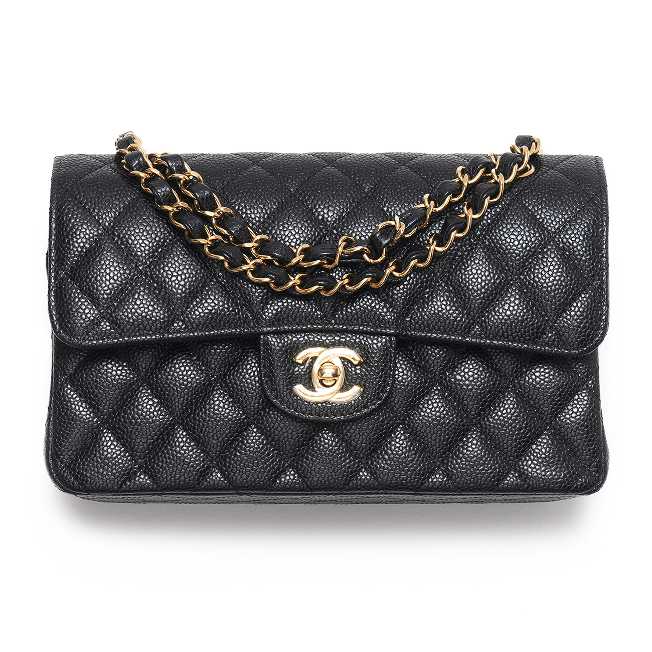CHANEL(USED)샤넬 캐비어 클래식 스몰 플랩백