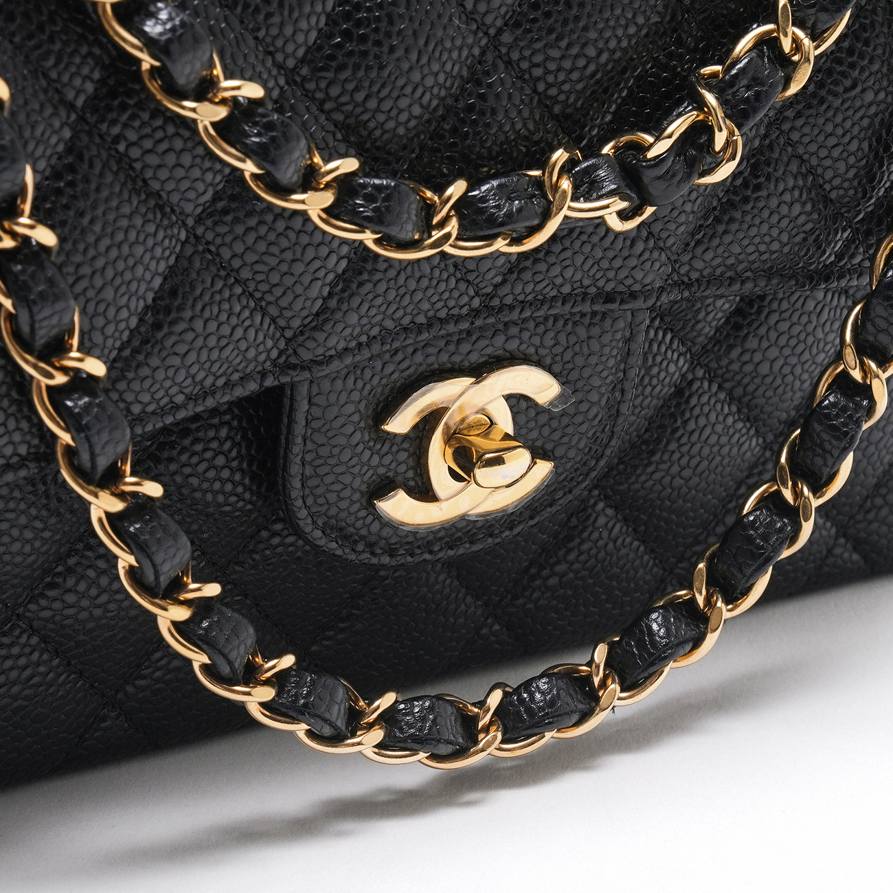 CHANEL(USED)샤넬 캐비어 클래식 스몰 플랩백