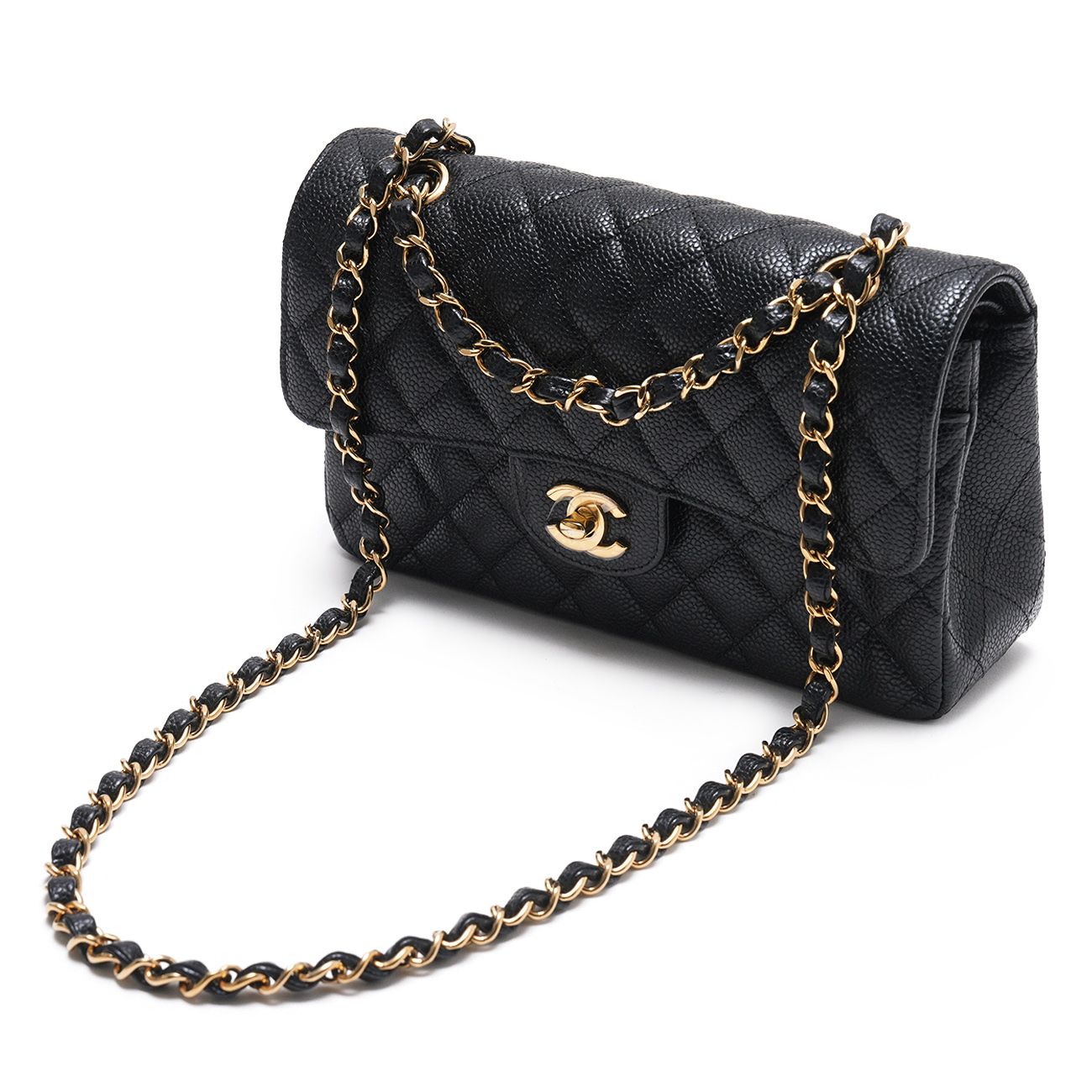 CHANEL(USED)샤넬 캐비어 클래식 스몰 플랩백