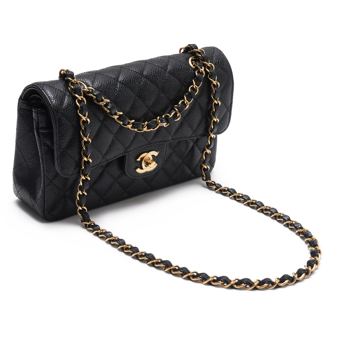 CHANEL(USED)샤넬 캐비어 클래식 스몰 플랩백