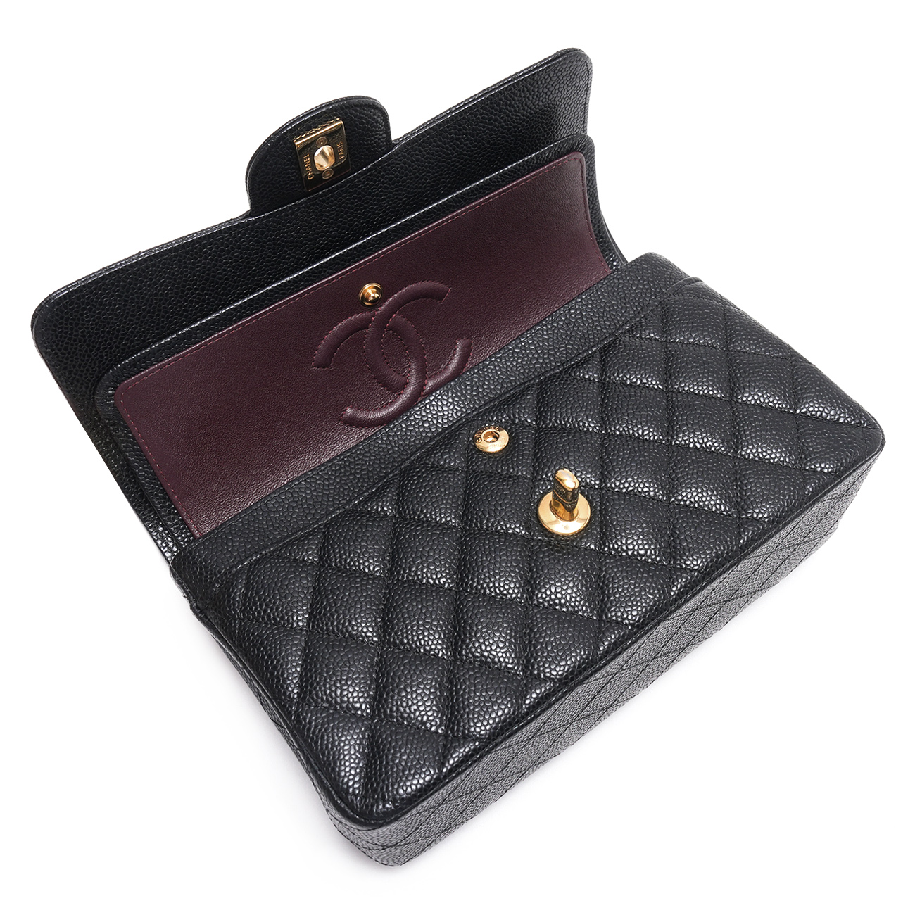 CHANEL(USED)샤넬 캐비어 클래식 스몰 플랩백