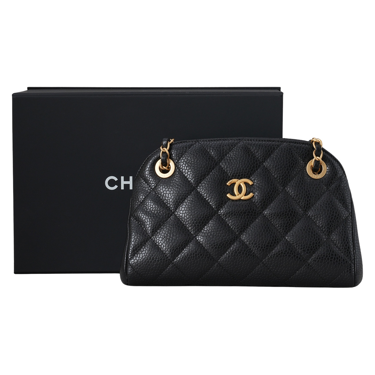CHANEL(USED)샤넬 시즌 캐비어 체인 숄더백