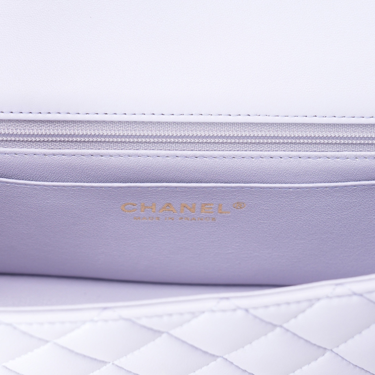 CHANEL(USED)샤넬 램스킨 클래식 뉴미니 탑핸들