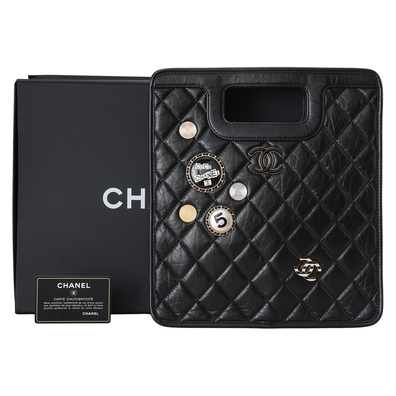 CHANEL(USED)샤넬 참장식 쇼퍼백