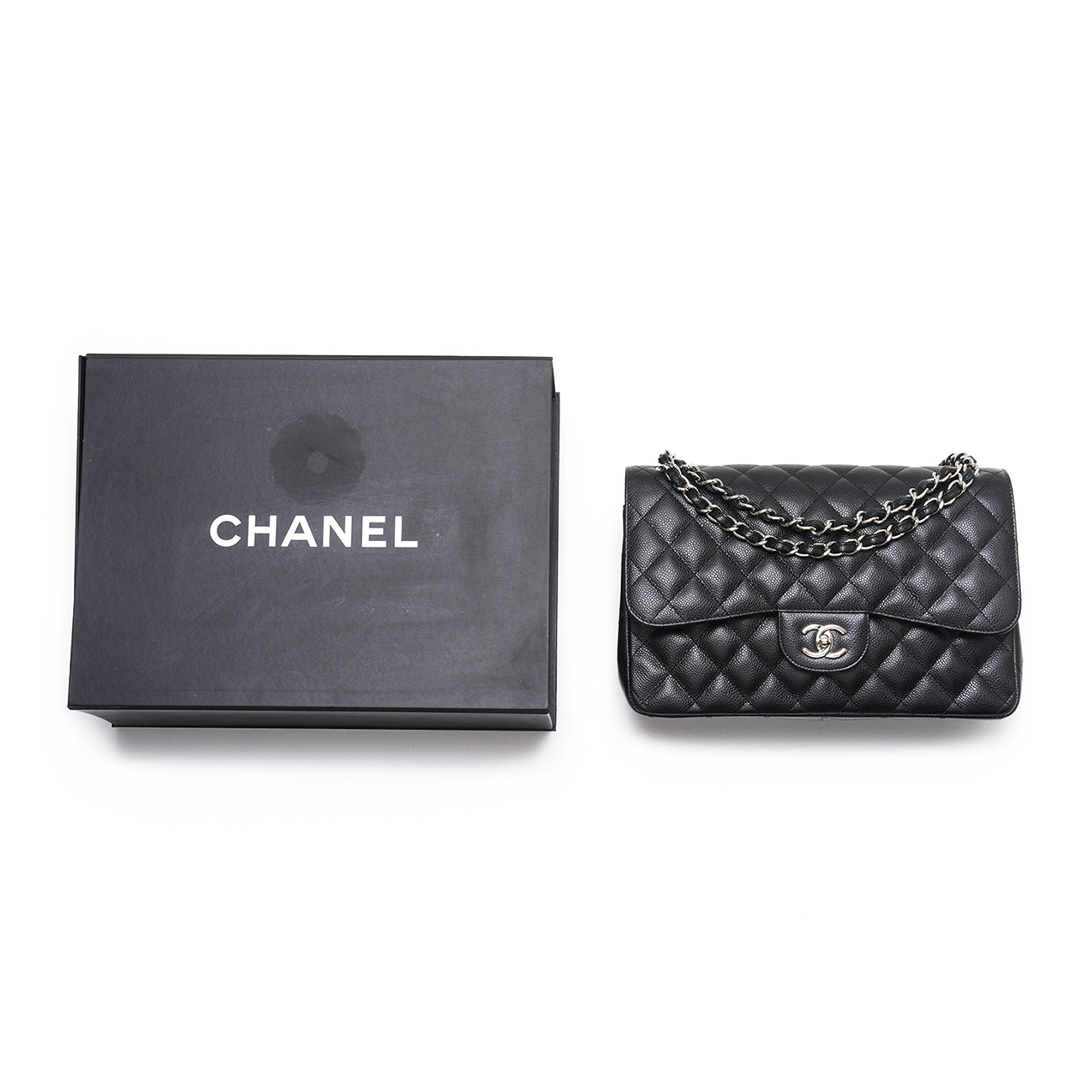 CHANEL(USED)샤넬 캐비어 클래식 라지 플랩백