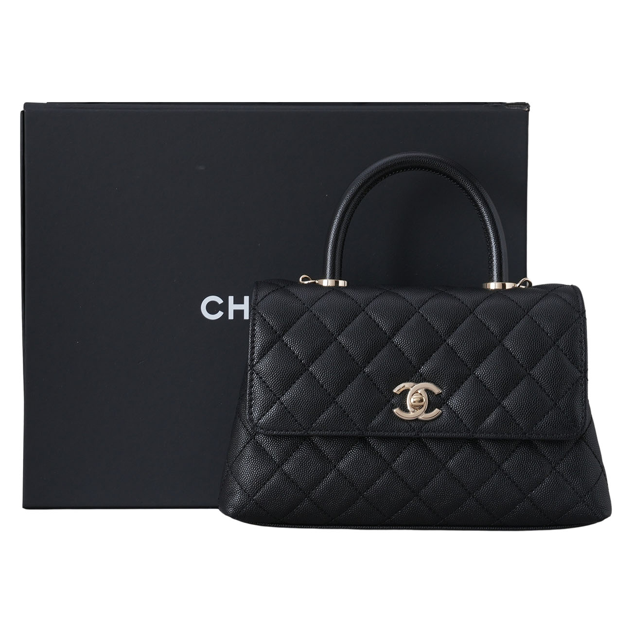 CHANEL(USED)샤넬 캐비어 코코핸들 스몰