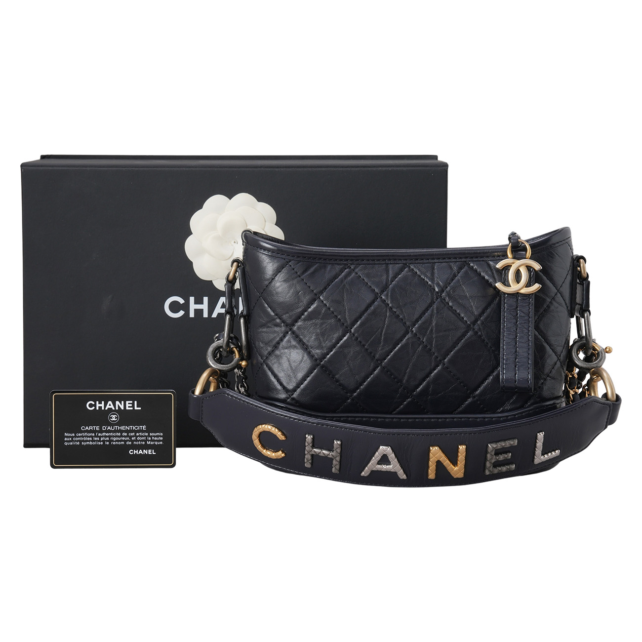 CHANEL(USED)샤넬 가브리엘 호보 스몰 & 레터링스트랩