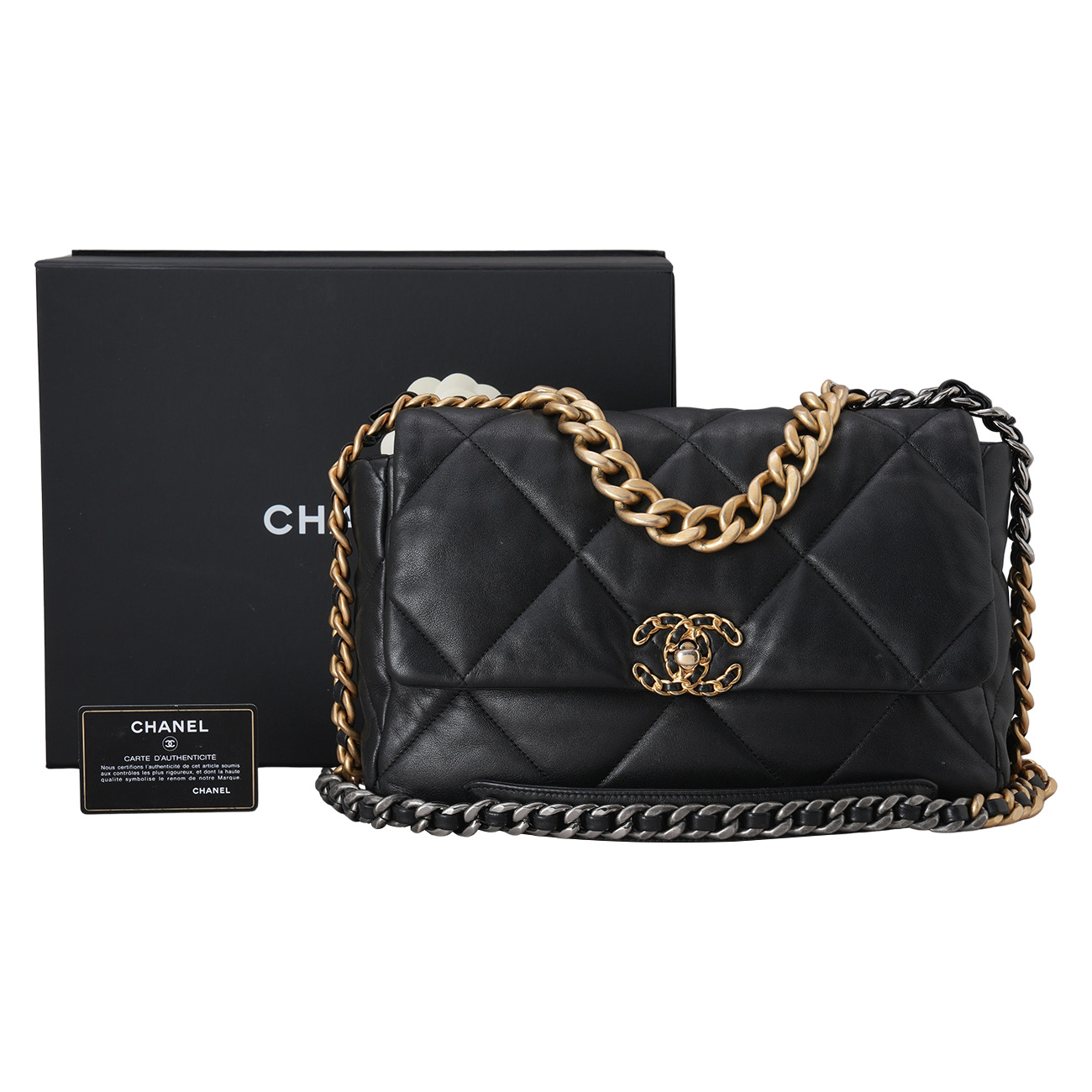 CHANEL(USED)샤넬 19 라지 백