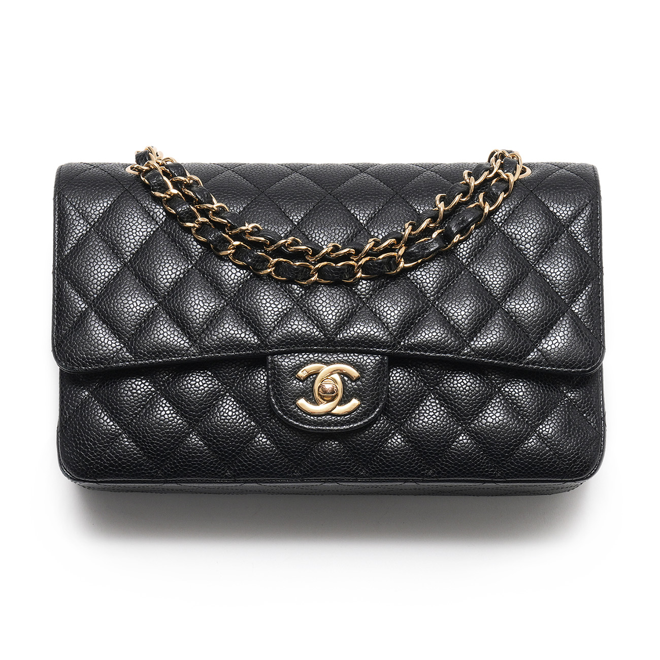 CHANEL(USED)샤넬 캐비어 클래식 미듐  플랩백