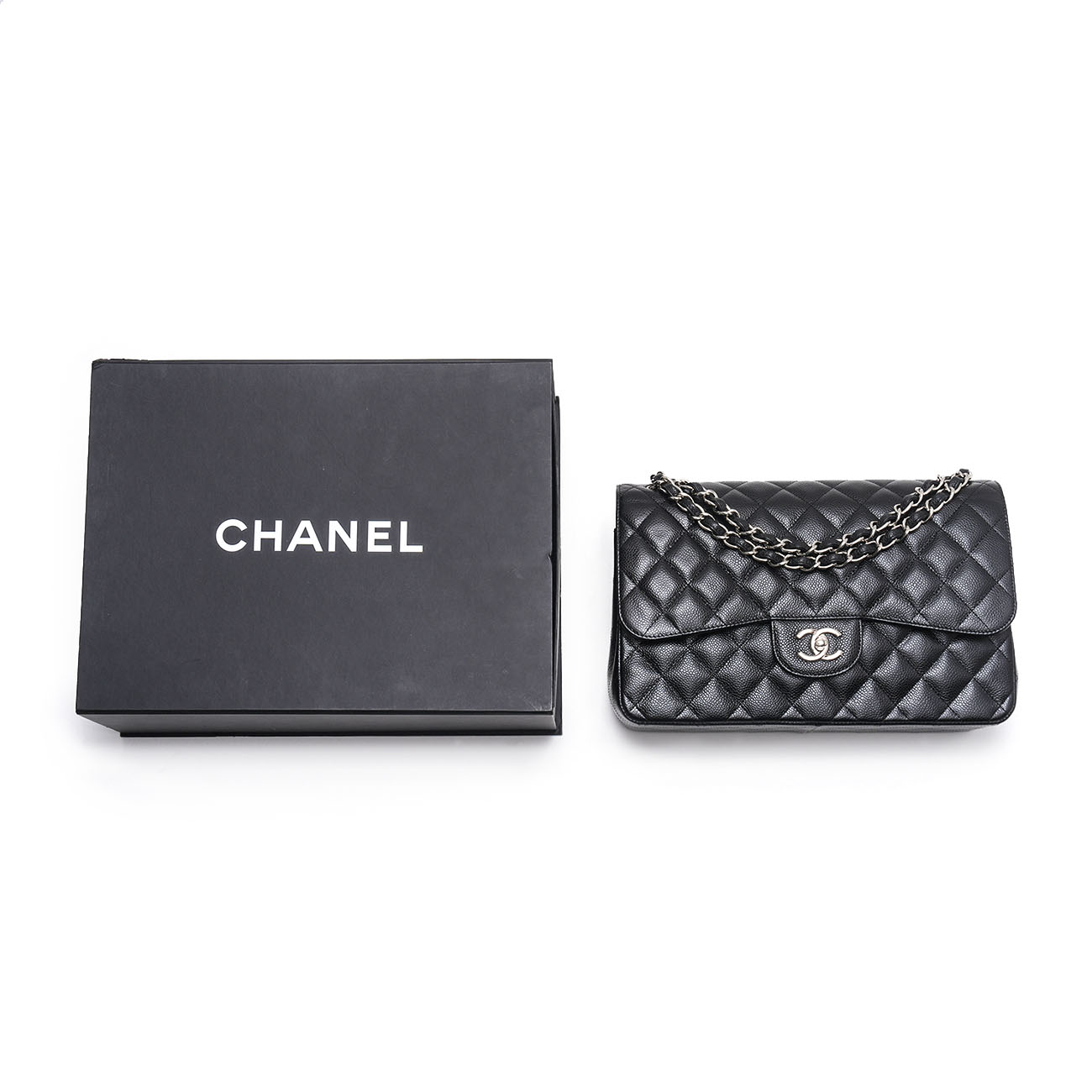 CHANEL(USED)샤넬 캐비어 클래식 라지 플랩백