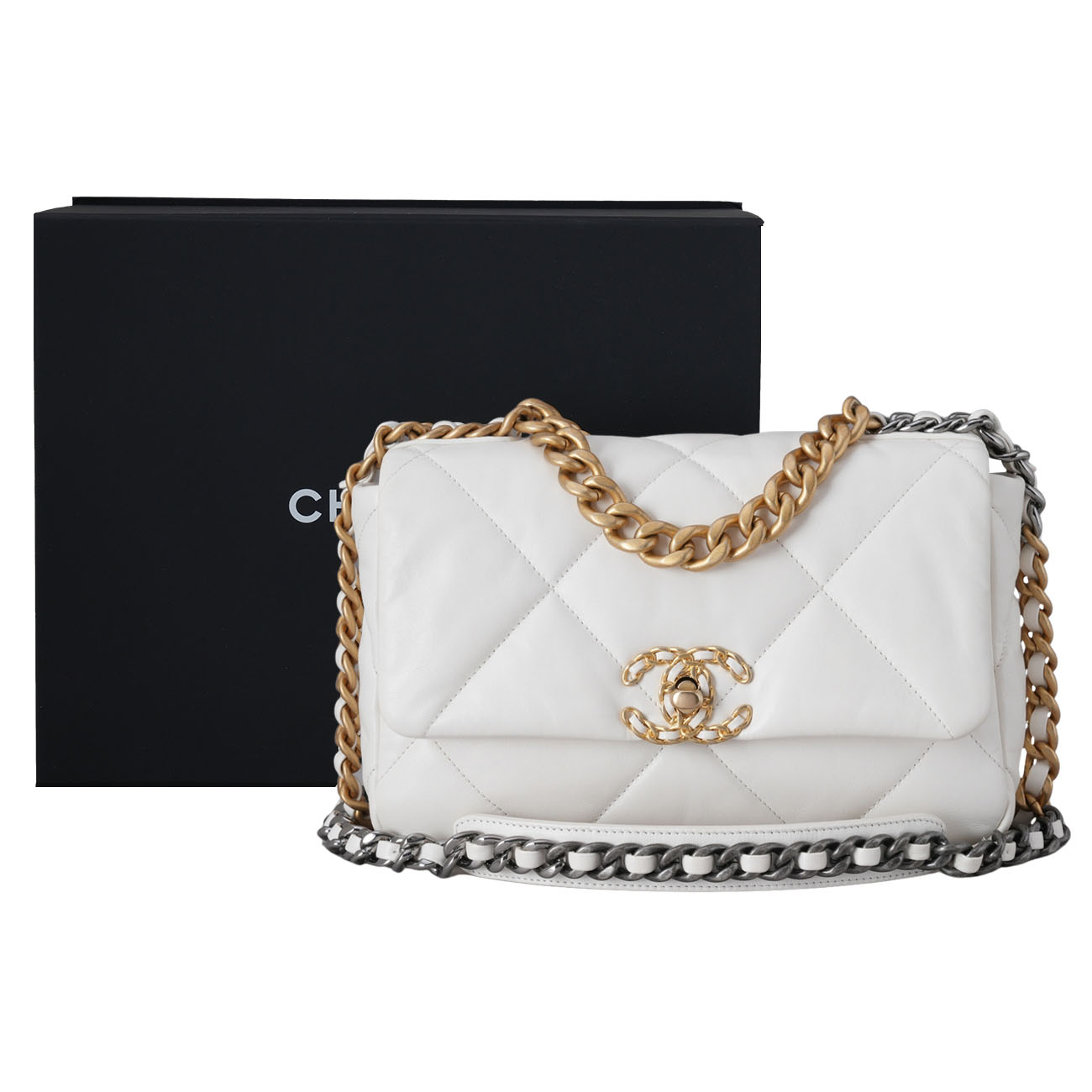 CHANEL(USED)샤넬 19백 미듐