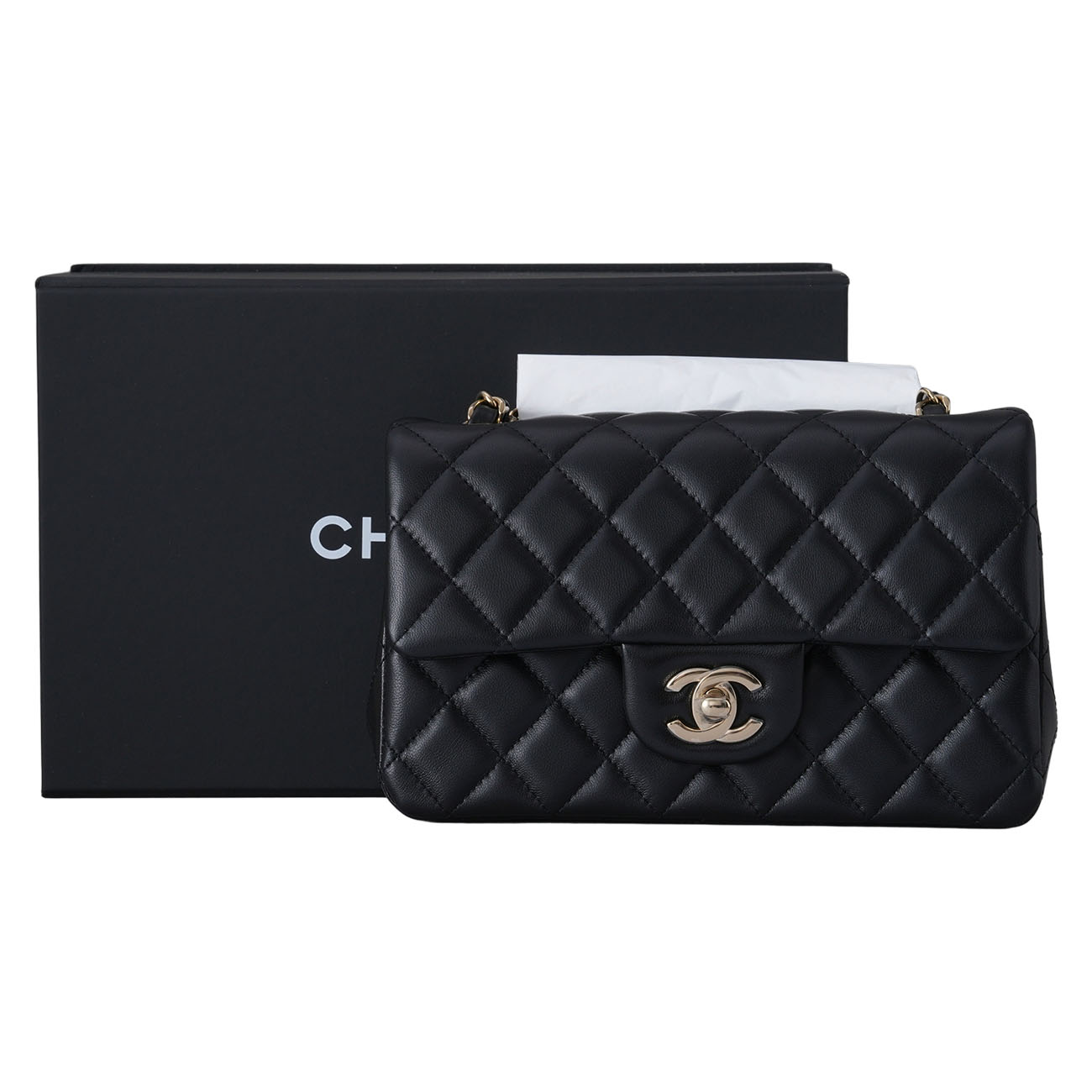 CHANEL(NEW)샤넬 램스킨 클래식 뉴미니 체인 숄더백 (새상품) NEW PRODUCT