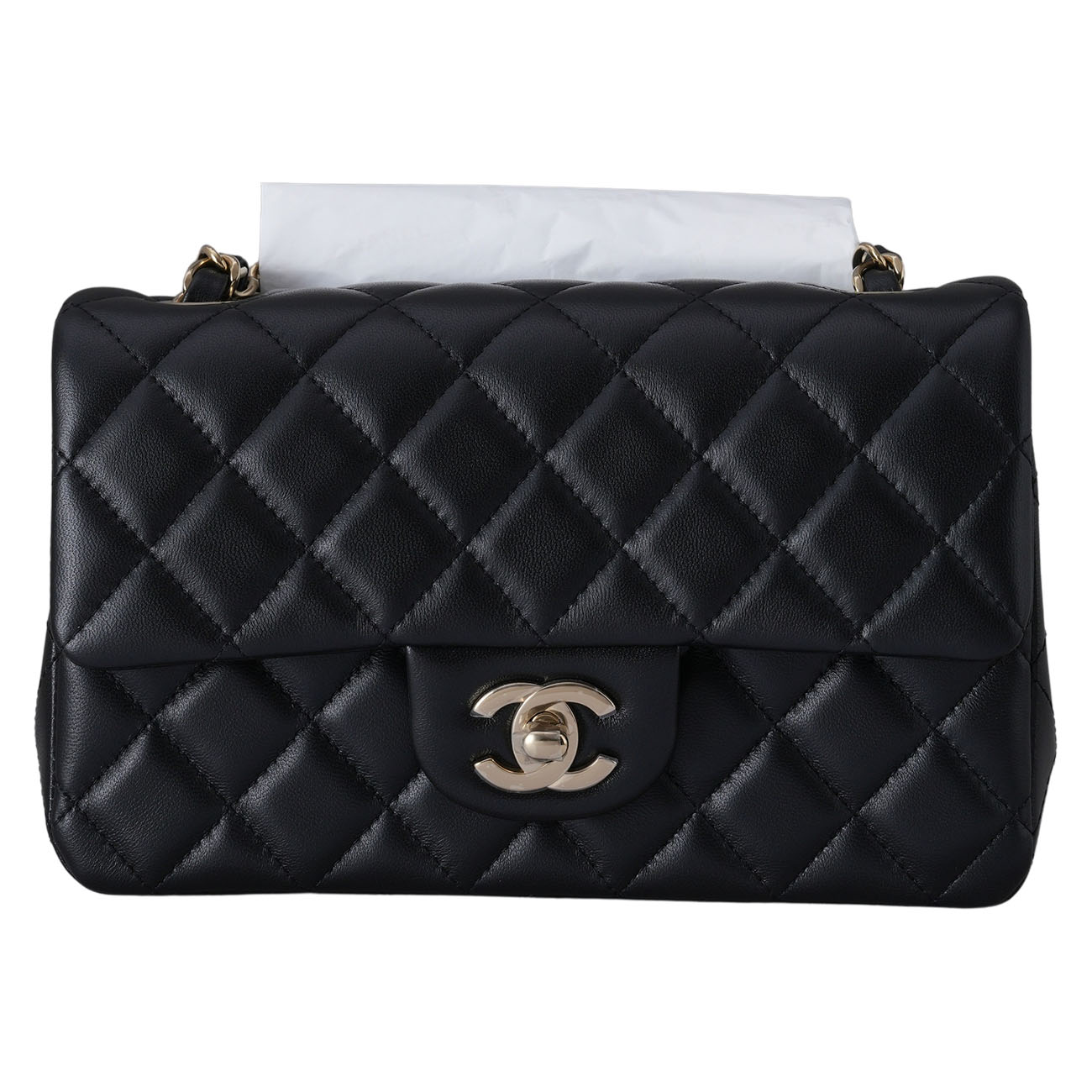 CHANEL(NEW)샤넬 램스킨 클래식 뉴미니 체인 숄더백 (새상품) NEW PRODUCT
