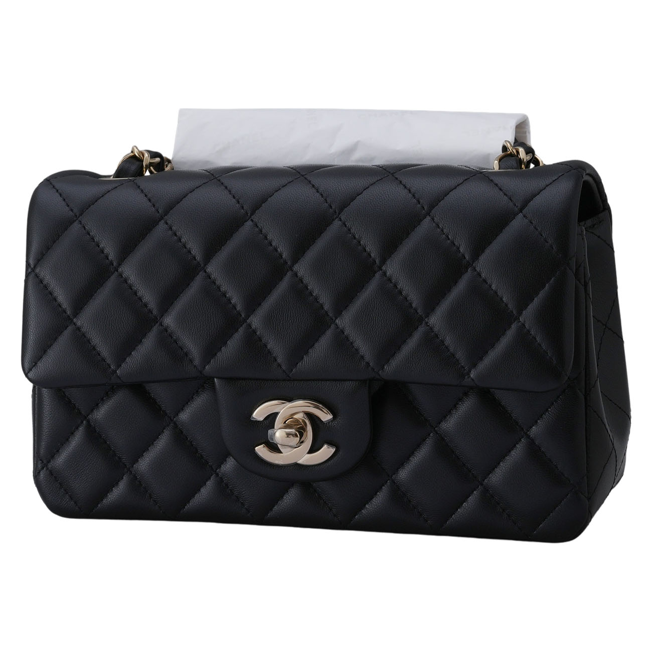 CHANEL(NEW)샤넬 램스킨 클래식 뉴미니 체인 숄더백 (새상품) NEW PRODUCT