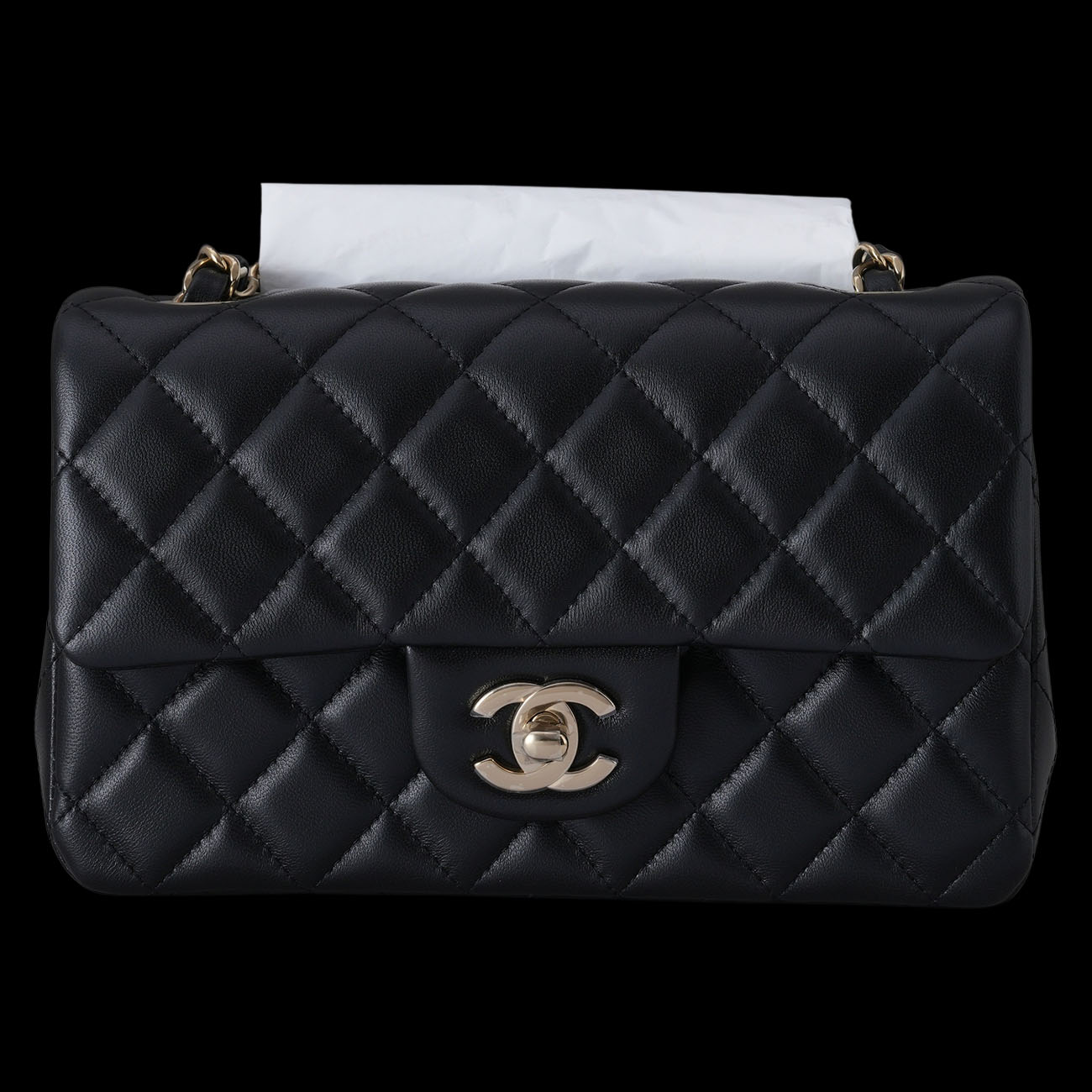 CHANEL(NEW)샤넬 램스킨 클래식 뉴미니 체인 숄더백 (새상품) NEW PRODUCT