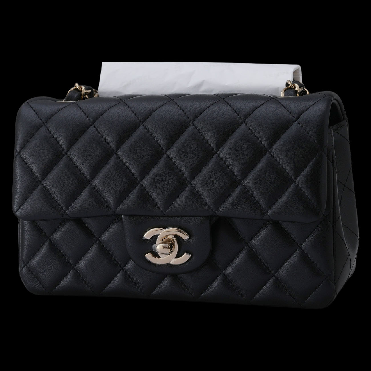 CHANEL(NEW)샤넬 램스킨 클래식 뉴미니 체인 숄더백 (새상품) NEW PRODUCT