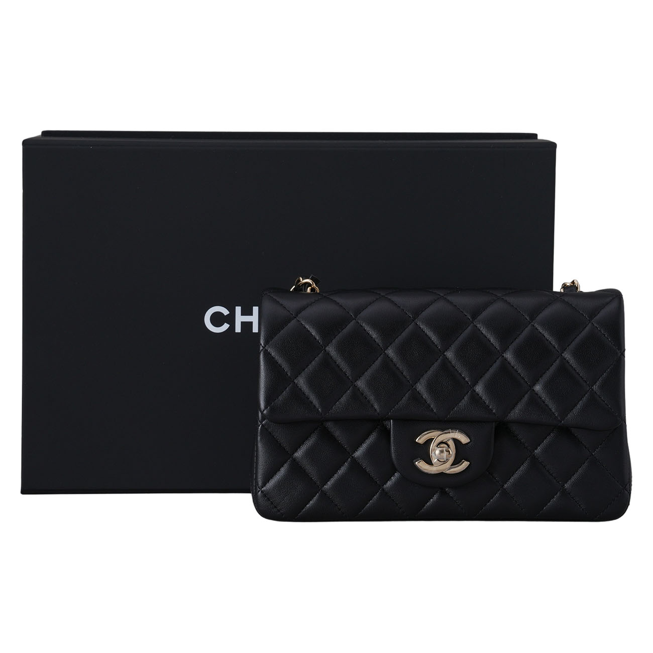 CHANEL(USED)샤넬 램스킨 클래식 뉴미니 체인 숄더백 (새상품) NEW PRODUCT