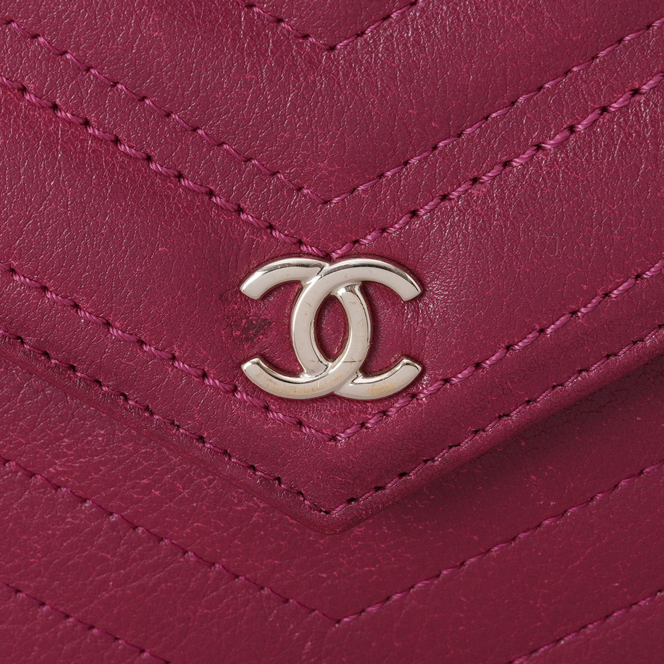 CHANEL(USED)샤넬 쉐브론 플랩 클러치