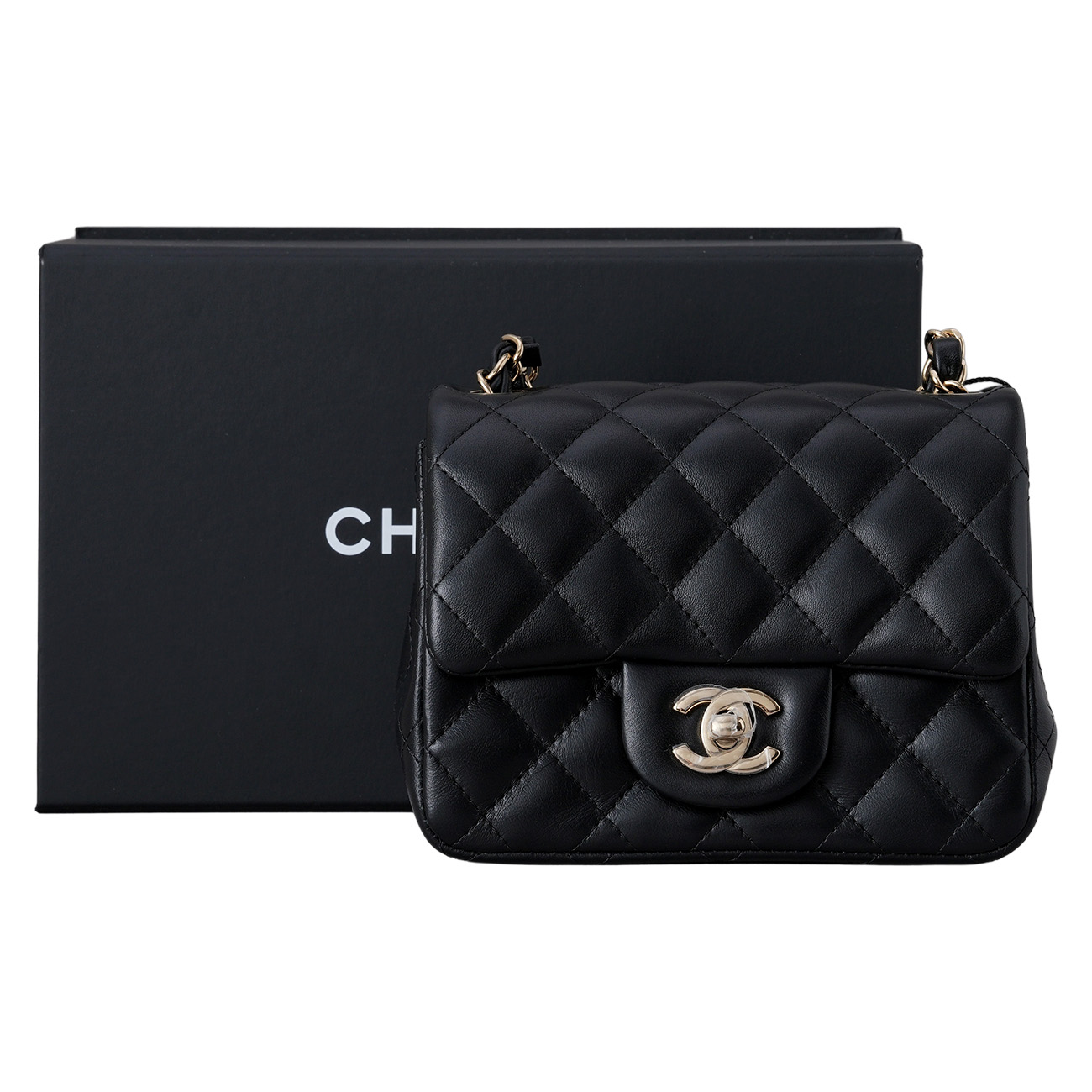 CHANEL(USED)샤넬 램스킨 클래식 플랩백 쁘띠삭