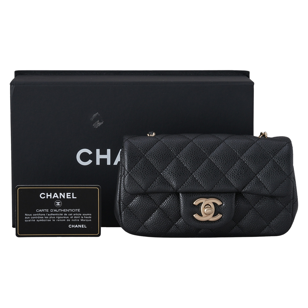 CHAUMET(USED)샤넬 캐비어 미니 크로스백