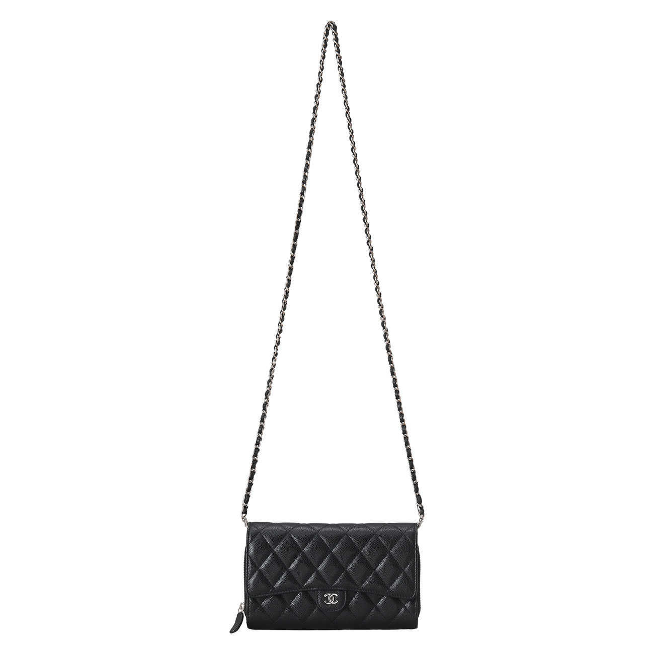 CHANEL(USED)샤넬 캐비어 클래식 투웨이 WOC