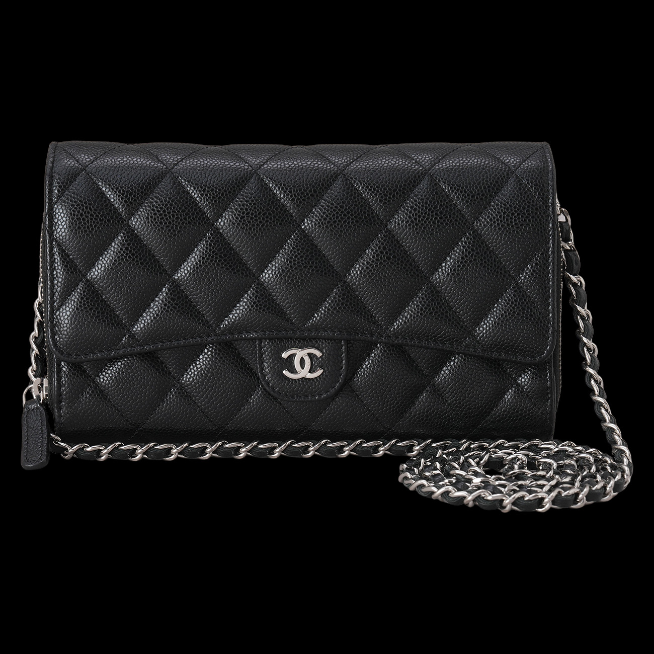 CHANEL(USED)샤넬 캐비어 클래식 투웨이 WOC