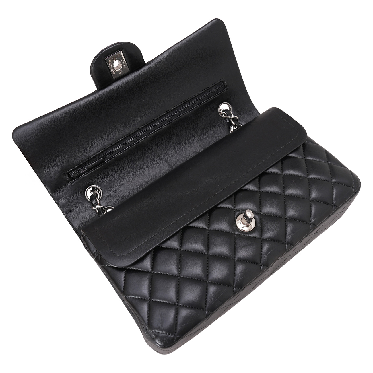 CHANEL(USED)샤넬 램스킨 클래식 미듐 플랩백