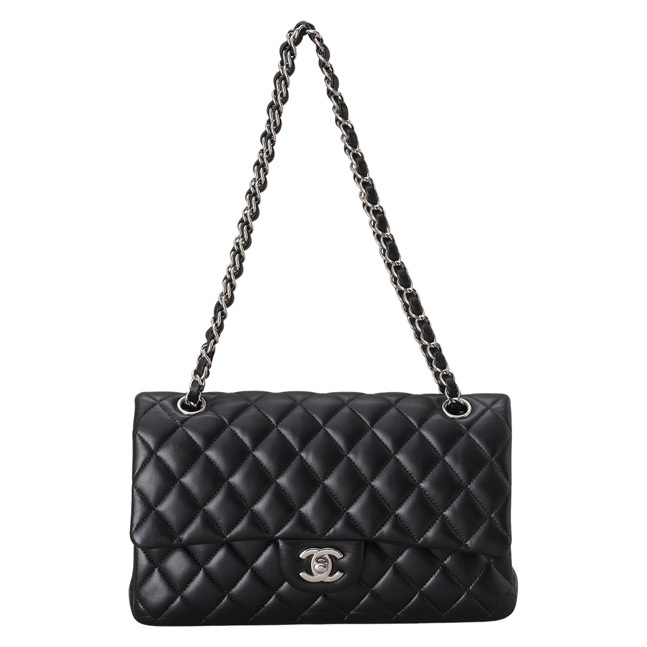 CHANEL(USED)샤넬 램스킨 클래식 미듐 플랩백