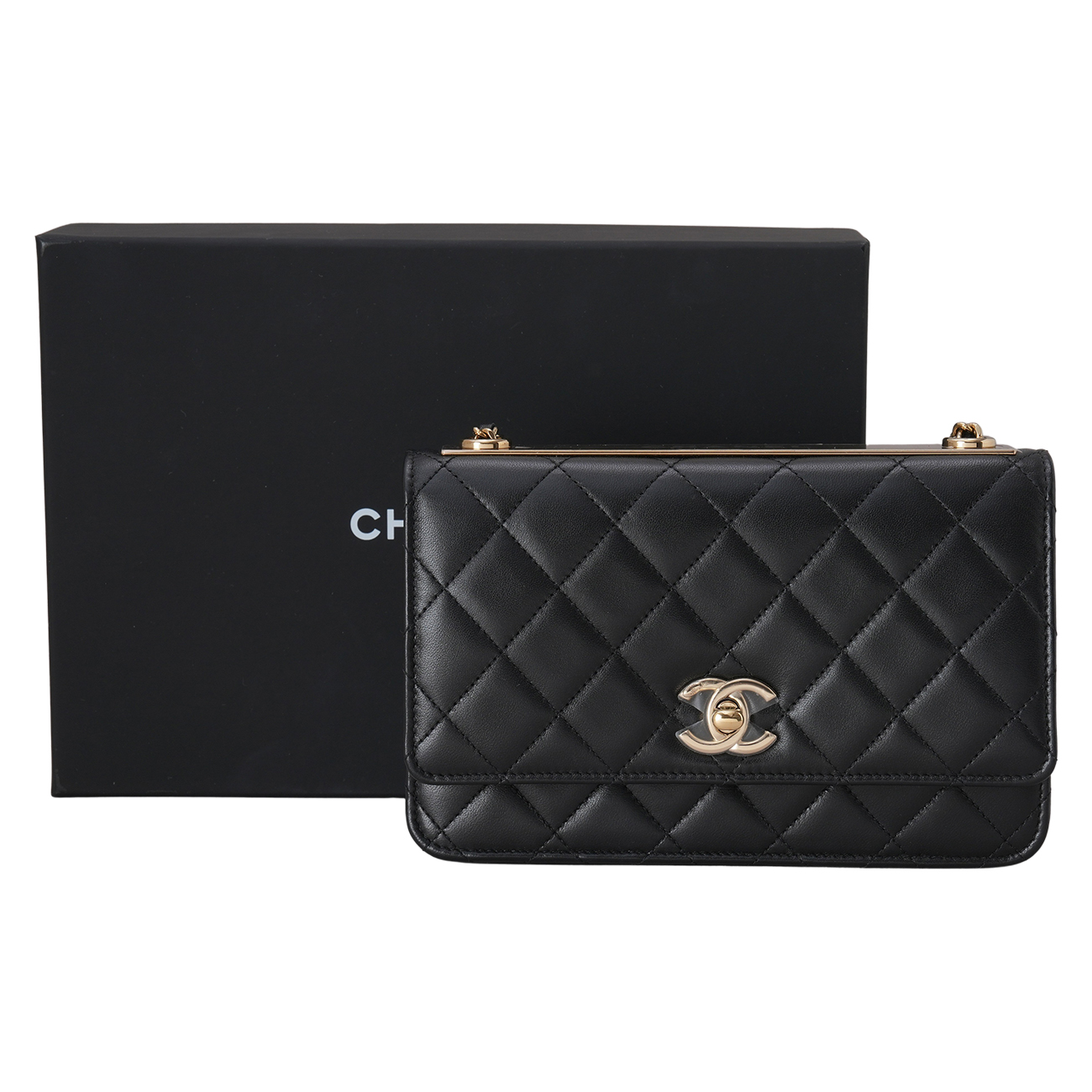 CHANEL(USED)샤넬 A80982 램스킨 트렌디 CC WOC