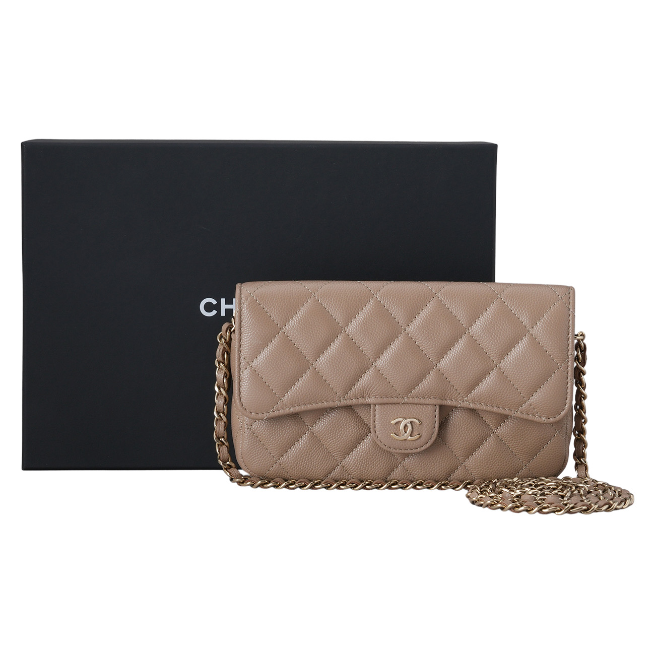 CHANEL(USED)샤넬 AP2096 클래식 더블 폰홀더 플랩 체인 WO