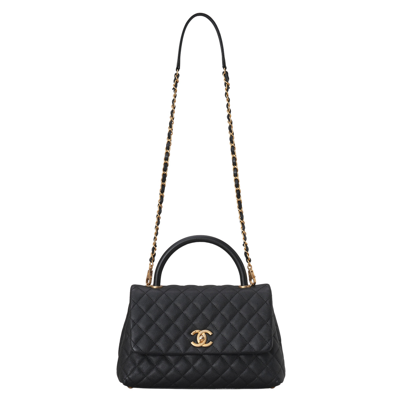 CHANEL(USED)샤넬 캐비어 코코핸들 28