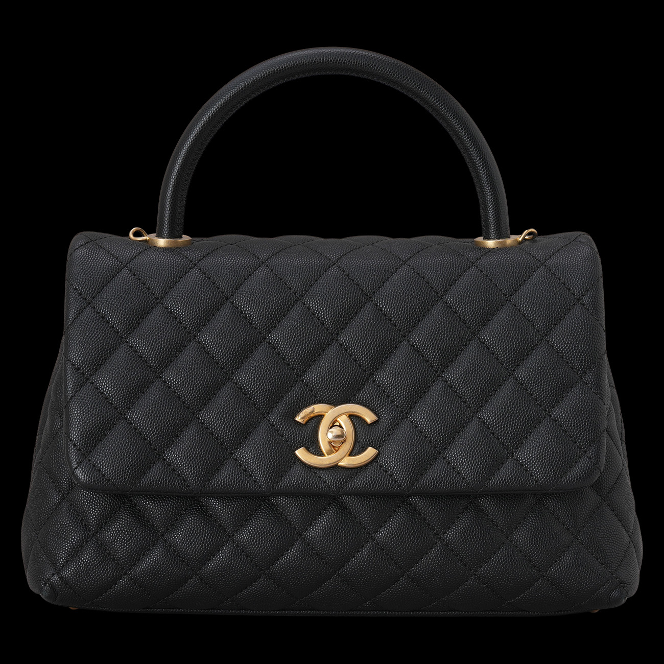 CHANEL(USED)샤넬 캐비어 코코핸들 28