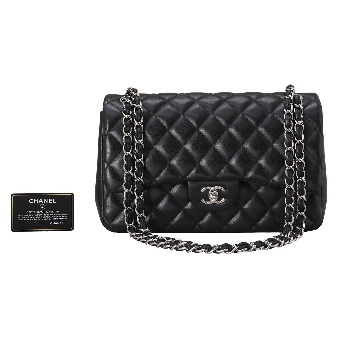CHANEL(USED)샤넬 램스킨 클래식 라지 플랩백