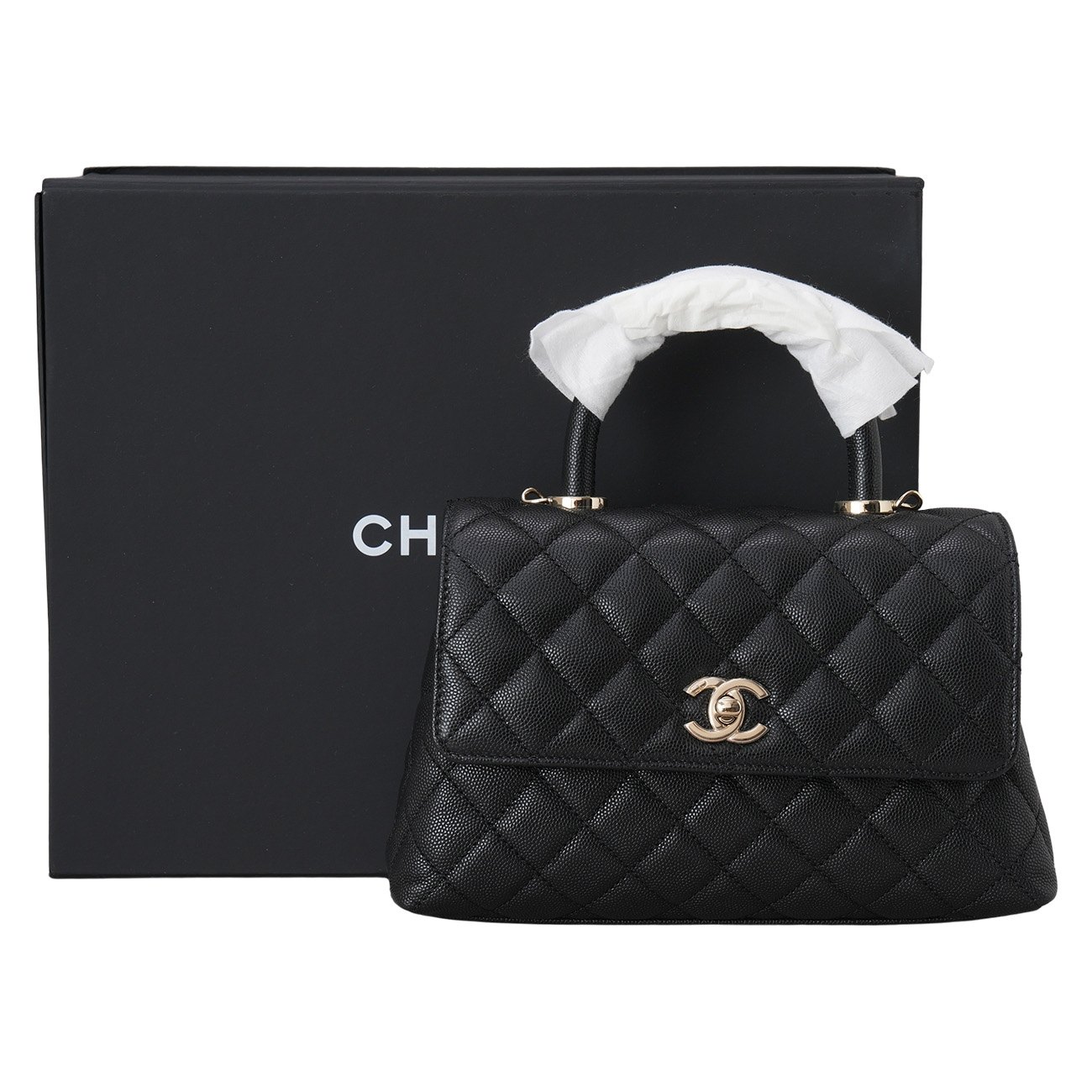 CHANEL(USED)샤넬 캐비어 코코핸들 스몰