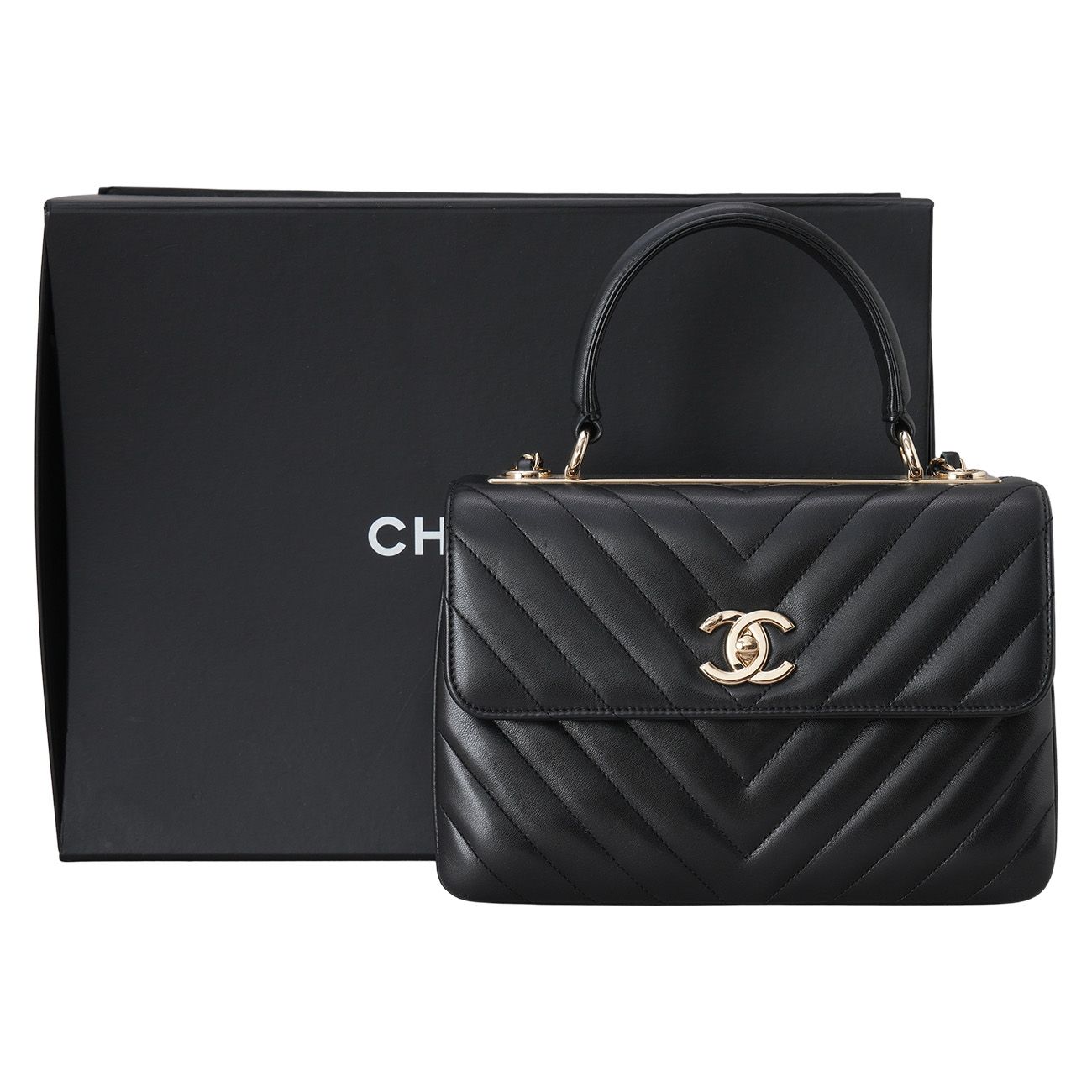 CHANEL(USED)샤넬 트렌디CC 쉐브론 스몰