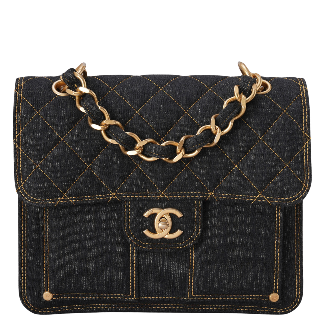 CHANEL(USED)샤넬 시즌 스퀘어 백팩