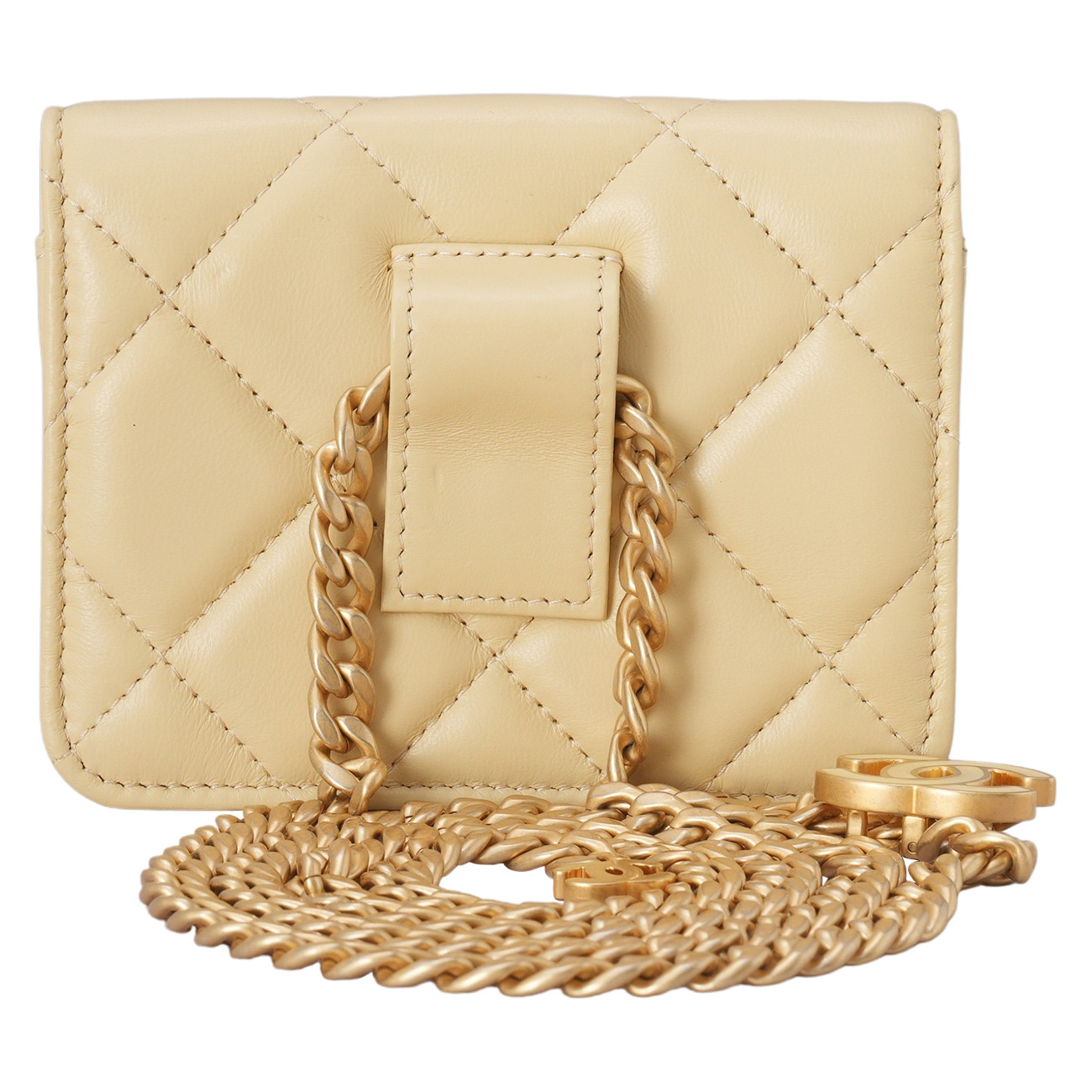 CHANEL(USED)샤넬 시즌 CC로고 체인 벨트백