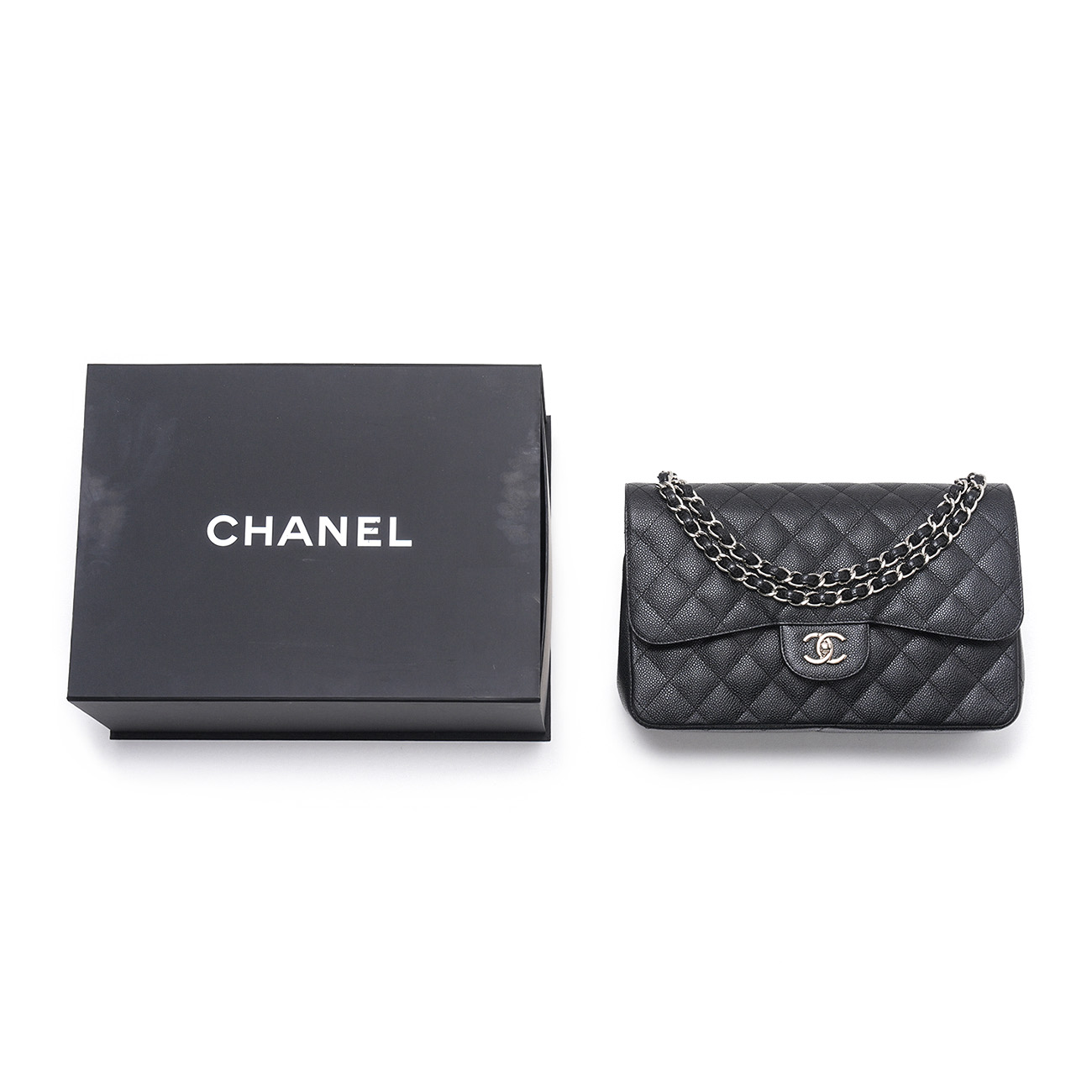 CHANEL(USED)샤넬 캐비어 클래식 라지 플랩백