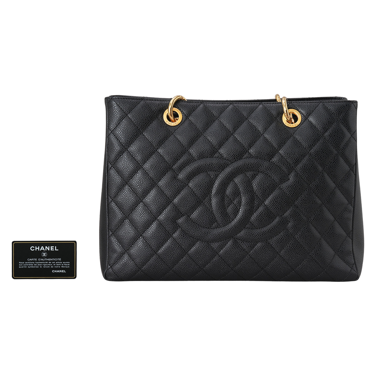 CHANEL(USED)샤넬 캐비어 그랜드샤핑
