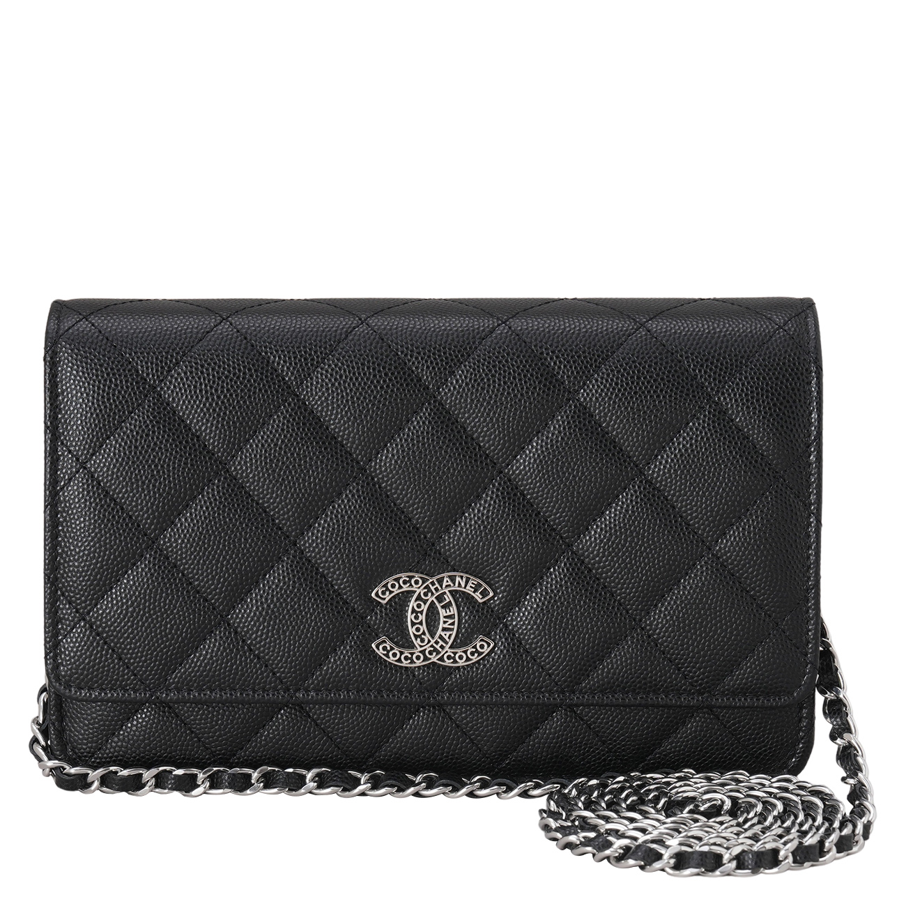 CHANEL(USED)샤넬 시즌 캐비어 코코샤넬 클래식 WOC