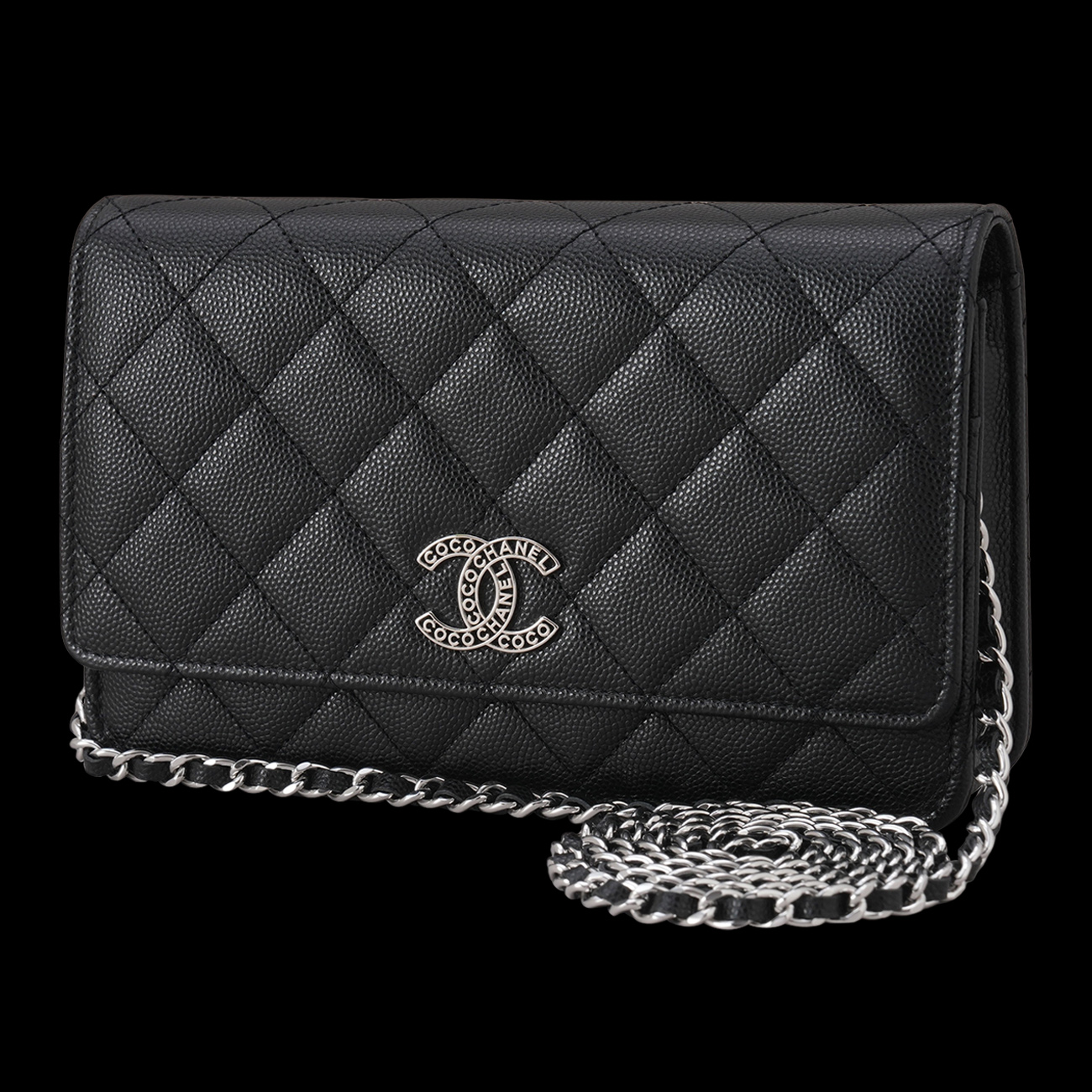 CHANEL(USED)샤넬 시즌 캐비어 코코샤넬 클래식 WOC