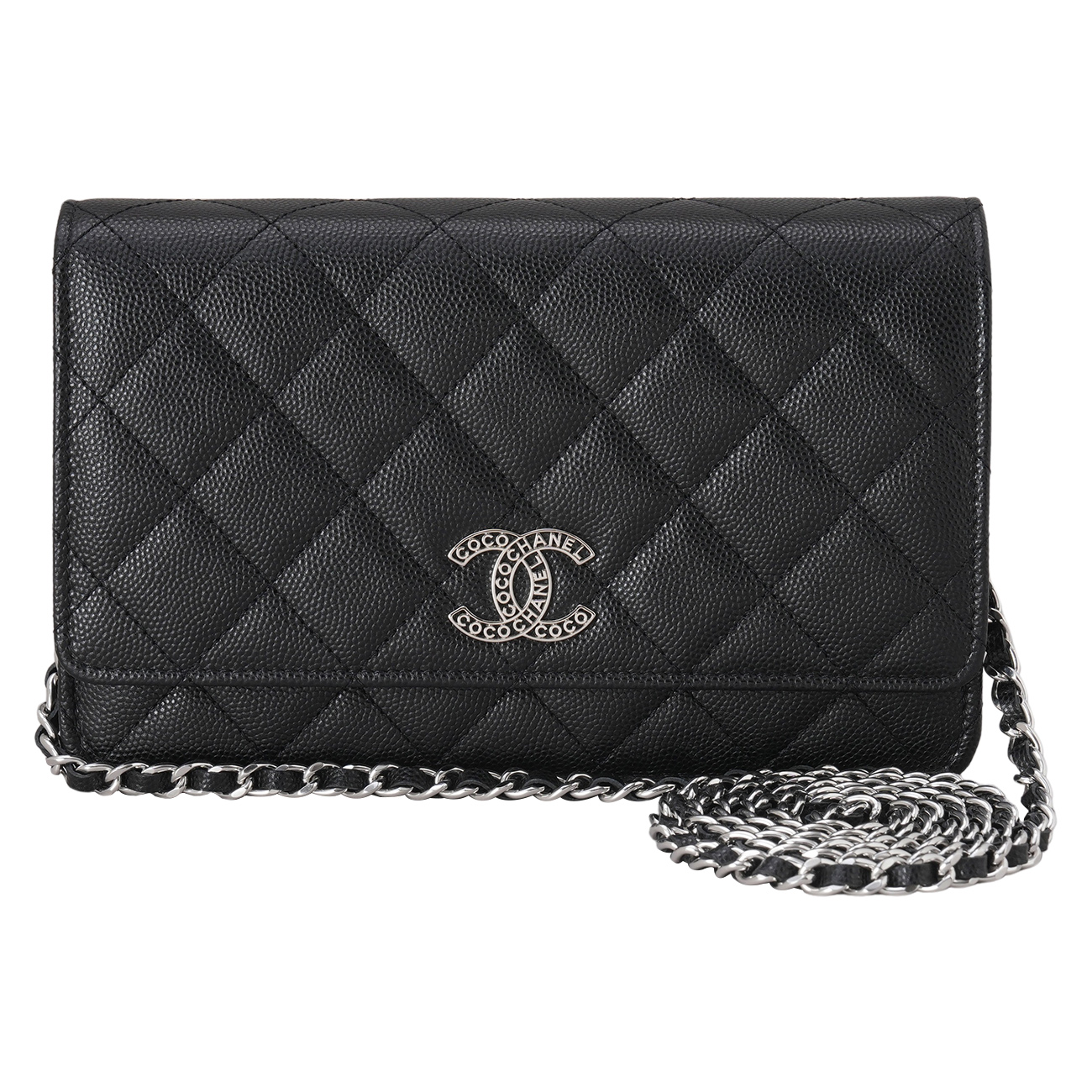 CHANEL(USED)샤넬 시즌 캐비어 코코샤넬 클래식 WOC