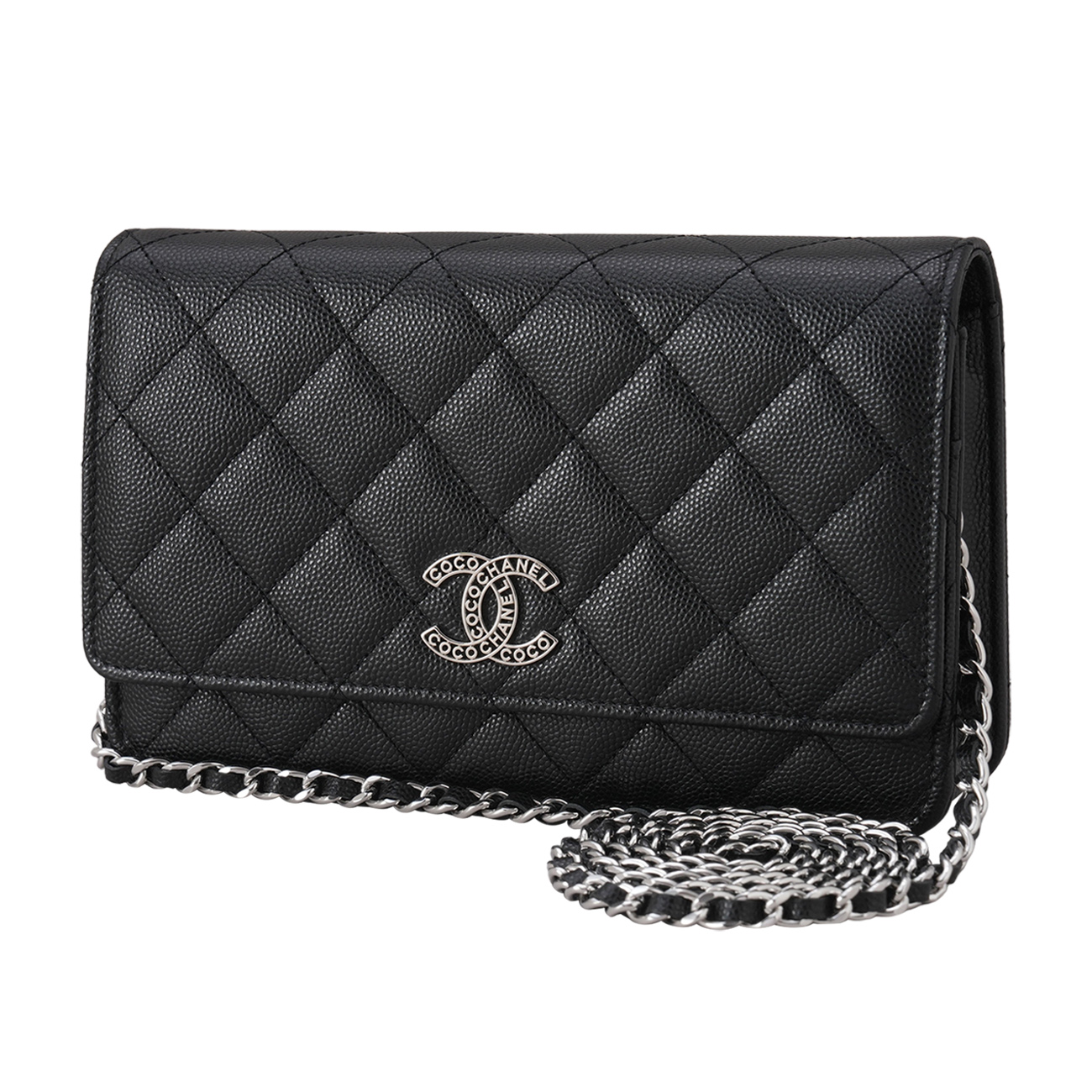 CHANEL(USED)샤넬 시즌 캐비어 코코샤넬 클래식 WOC