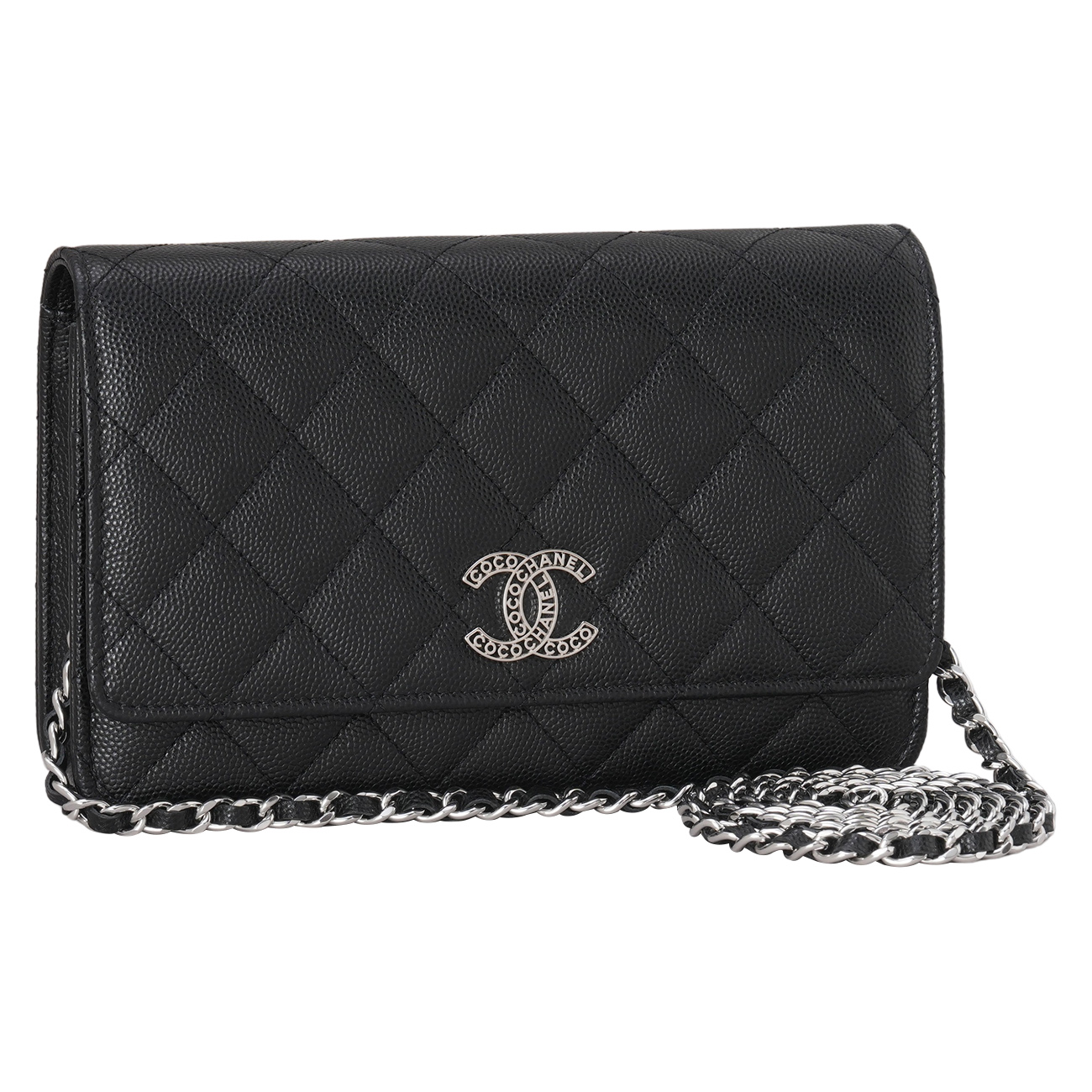 CHANEL(USED)샤넬 시즌 캐비어 코코샤넬 클래식 WOC