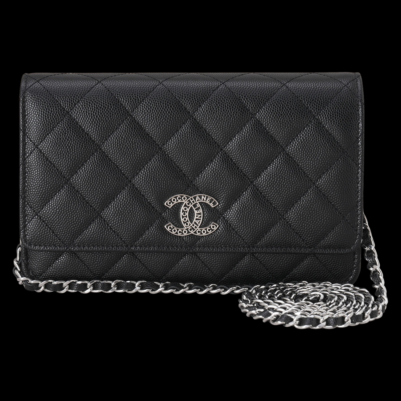 CHANEL(USED)샤넬 시즌 캐비어 코코샤넬 클래식 WOC