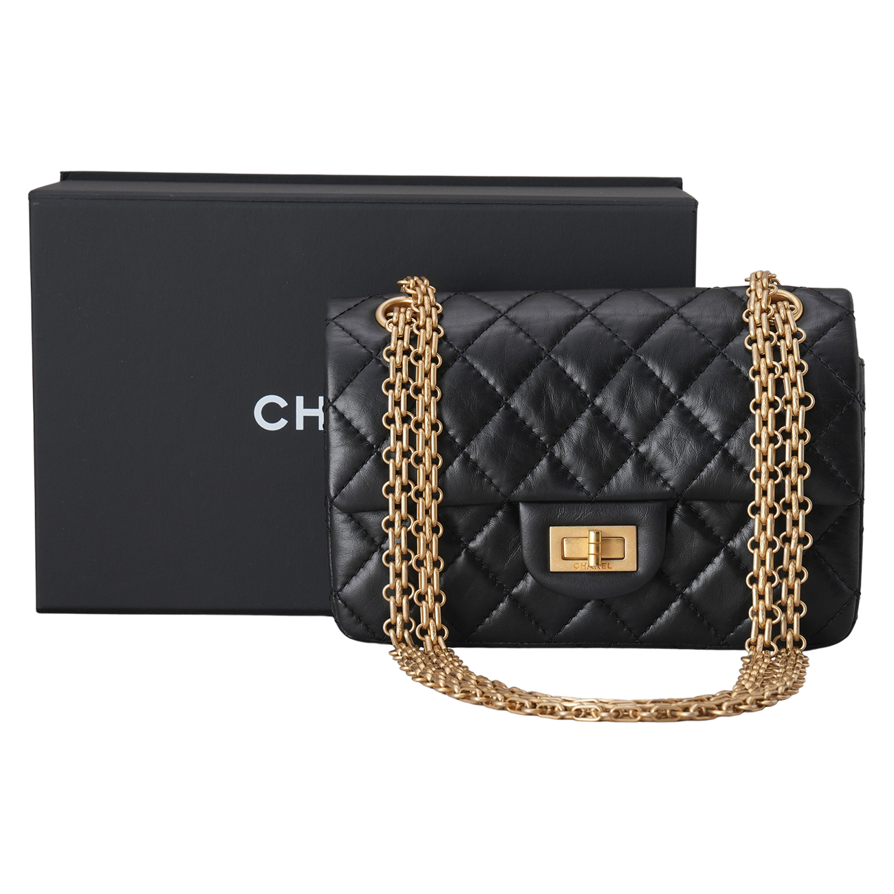 CHANEL(USED)샤넬 2.55 빈티지 미니 체인 숄더백