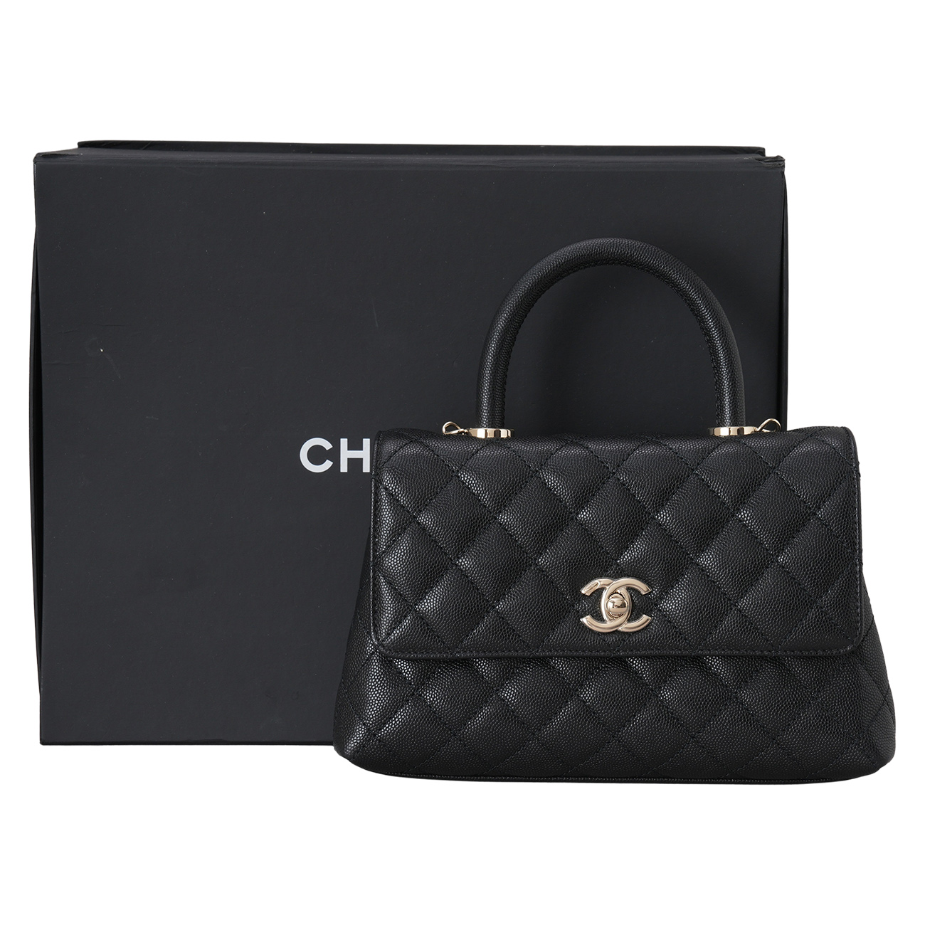 CHANEL(USED)샤넬 캐비어 코코핸들 스몰